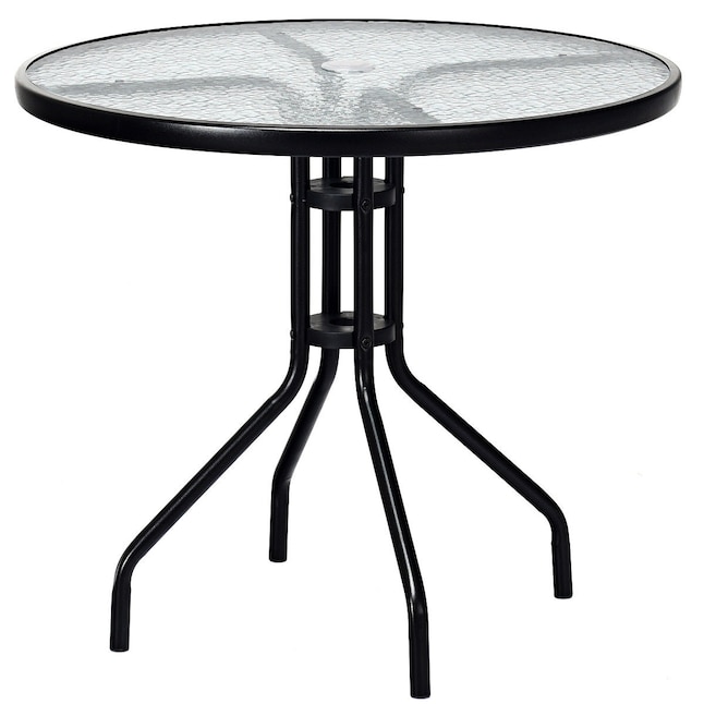 Clihome Round Outdoor Dining Table 32, 32 Inch Round Dining Table And Chairs