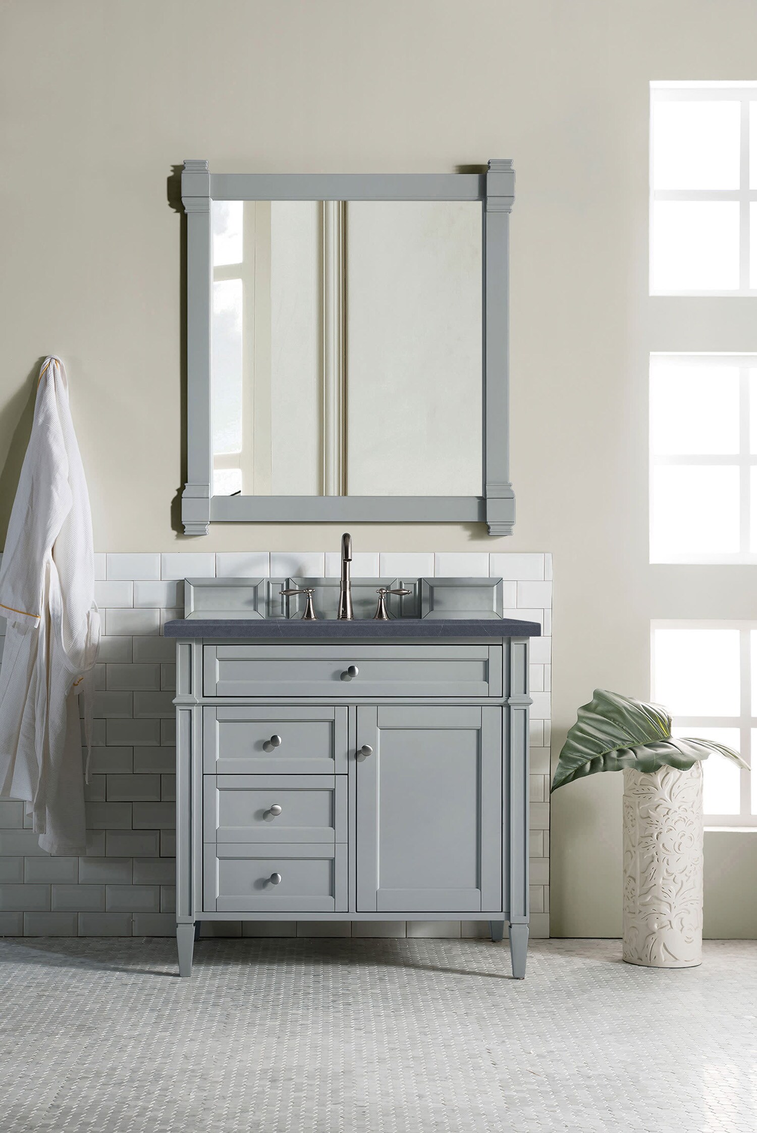 James Martin Vanities 650-V36-UGR-3CSP Bath-Vanity-Combo - View #2