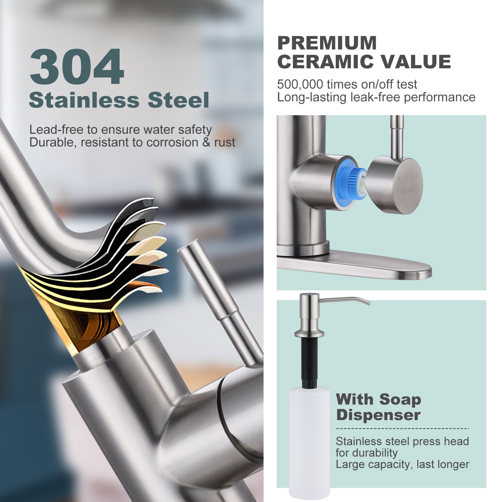 WOWOW 2310301-S-LW Kitchen-Faucets - View #8