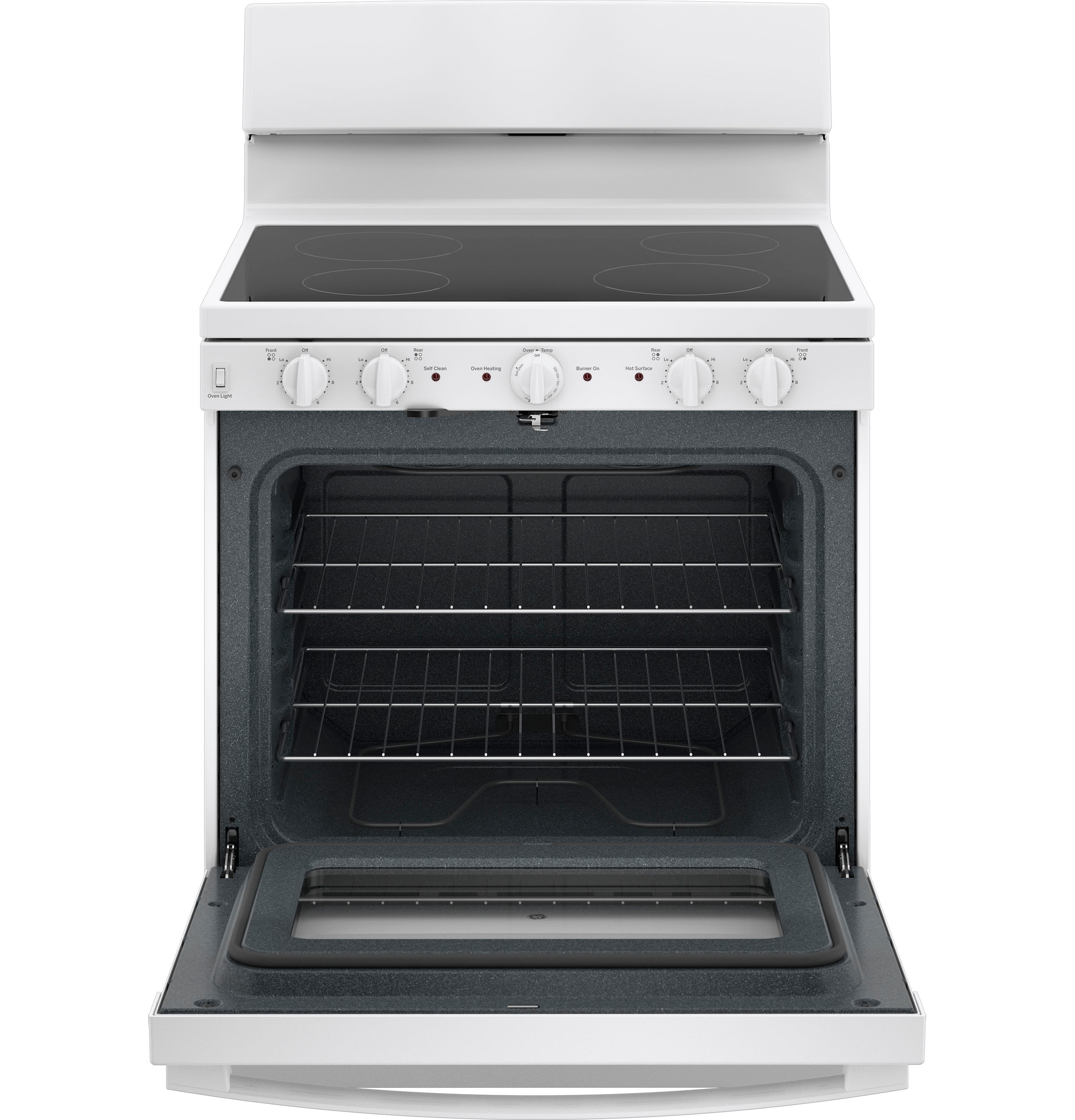 GE JB480DTWW Freestanding-Electric-Ranges - View #3