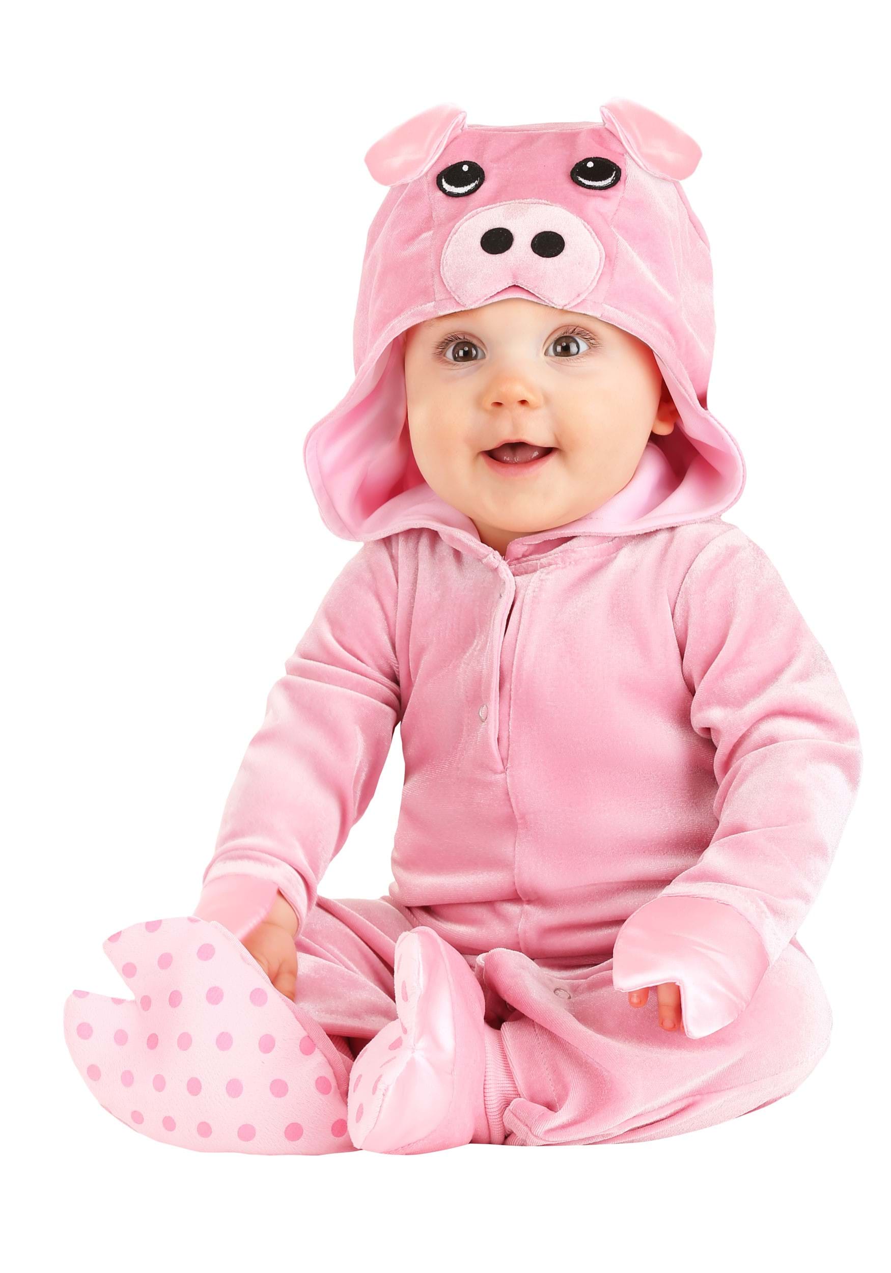 HalloweenCostumes.com FUN1571IN-6/9MO FUN Costumes Rosy Pig Infant Costume 6/9 Months