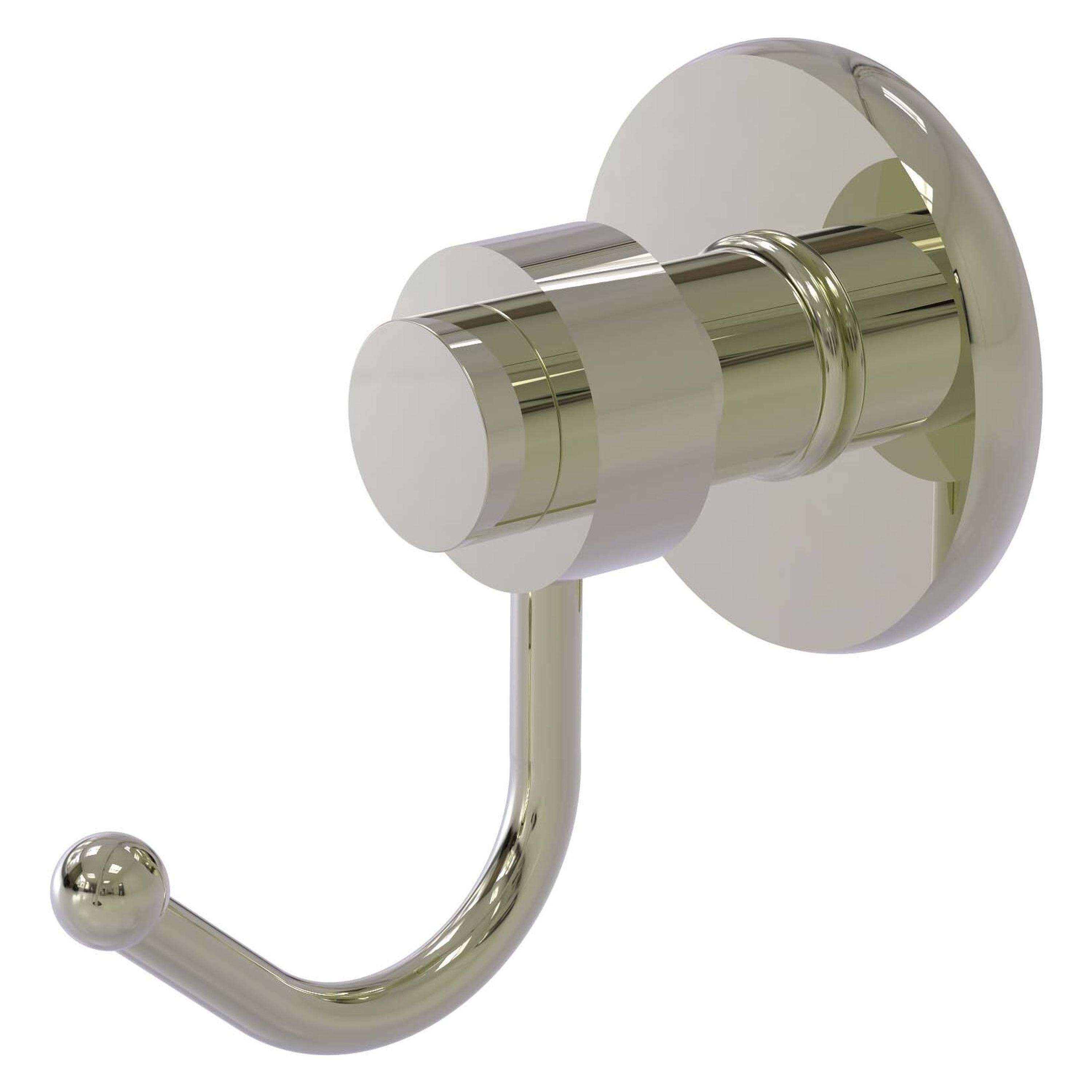 Allied Brass 920-PNI Mercury Polished Nickel Single -Hook Wall mount Towel Hook