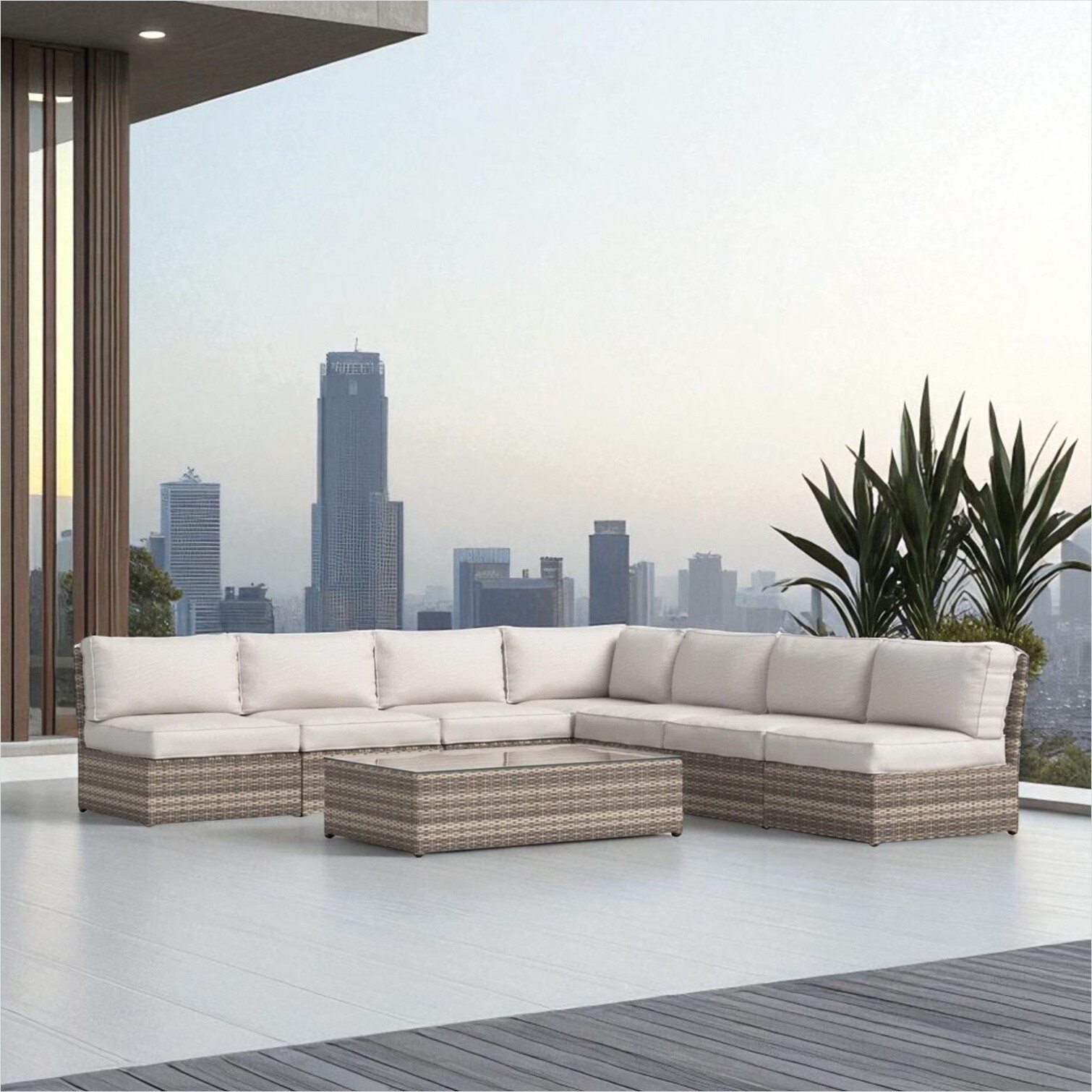 SUNCREAT NZEDJBKDX6RL Patio-Conversation-Sets - View #4