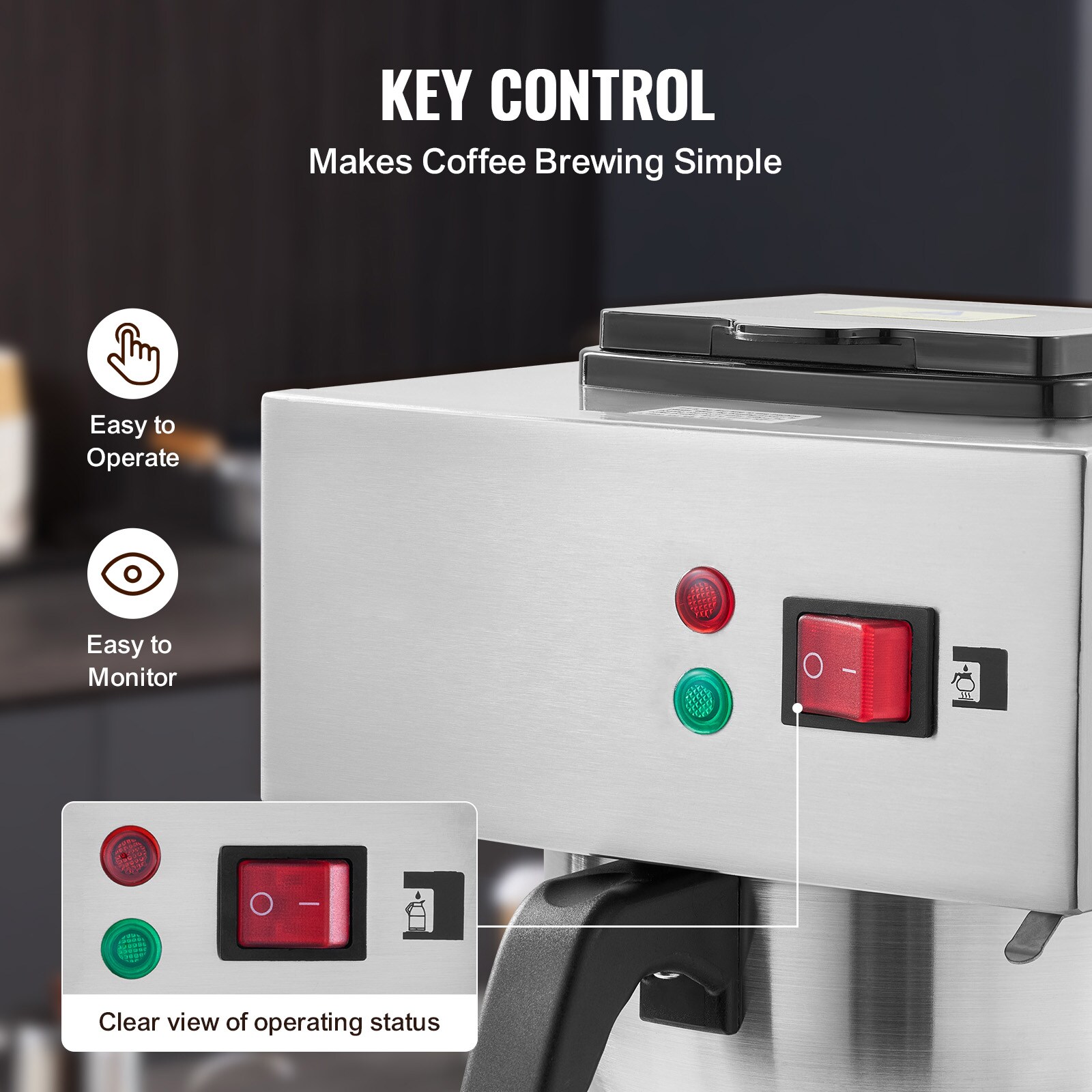 VEVOR SCBLHSYMSKFJ06363V1 Coffee-Makers - View #4