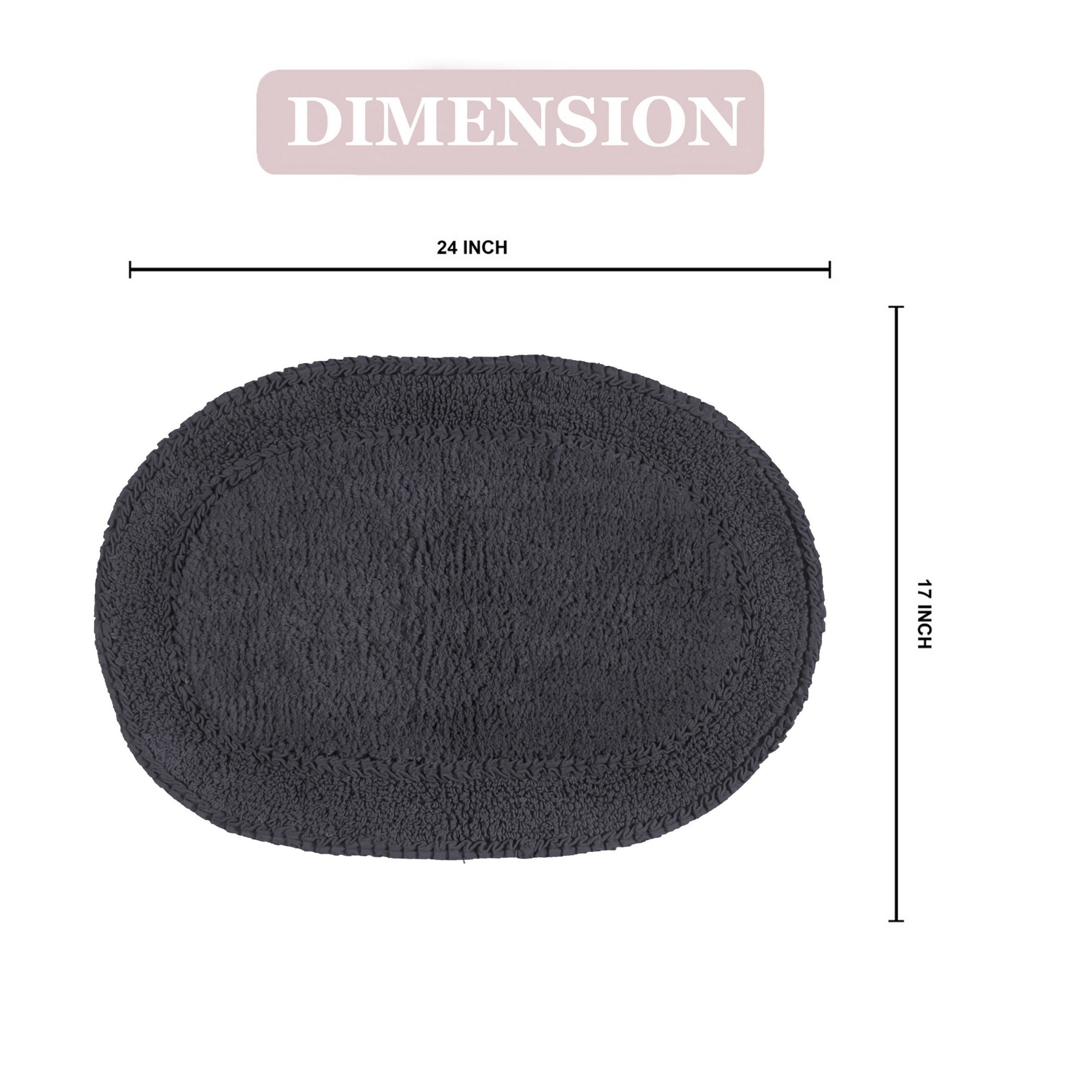Home Weavers BDR1724GY Bath-Rugs - View #3