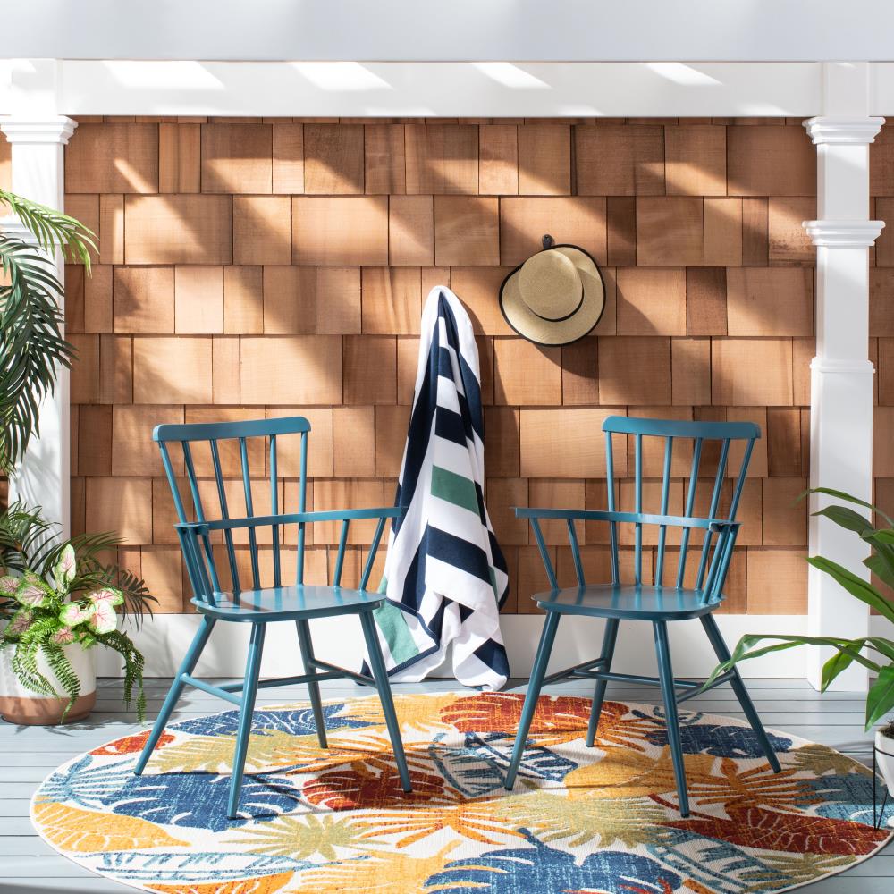 Navy blue best sale stackable patio chairs