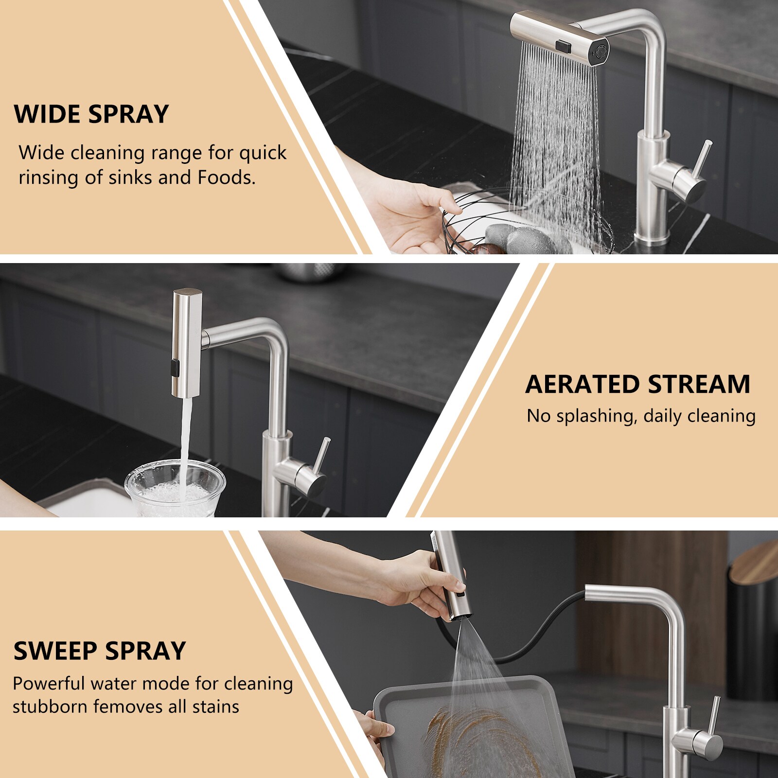 WELLFOR QJ-K-14022N Kitchen-Faucets - View #5
