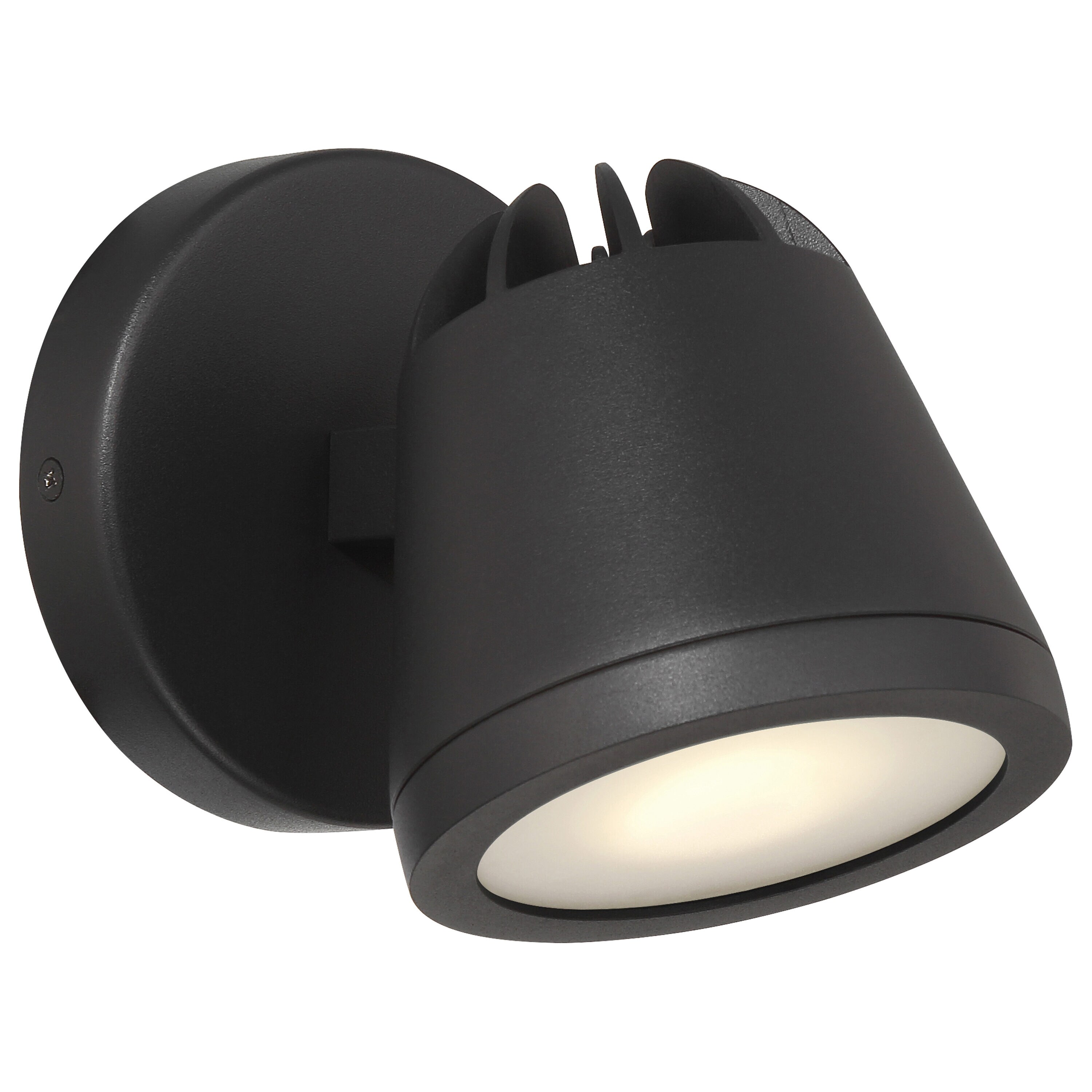 Access Lighting 20338LEDDMGLP-BL/FST WeeGo 1 -Light 4.75-in Black Flush Mount Light