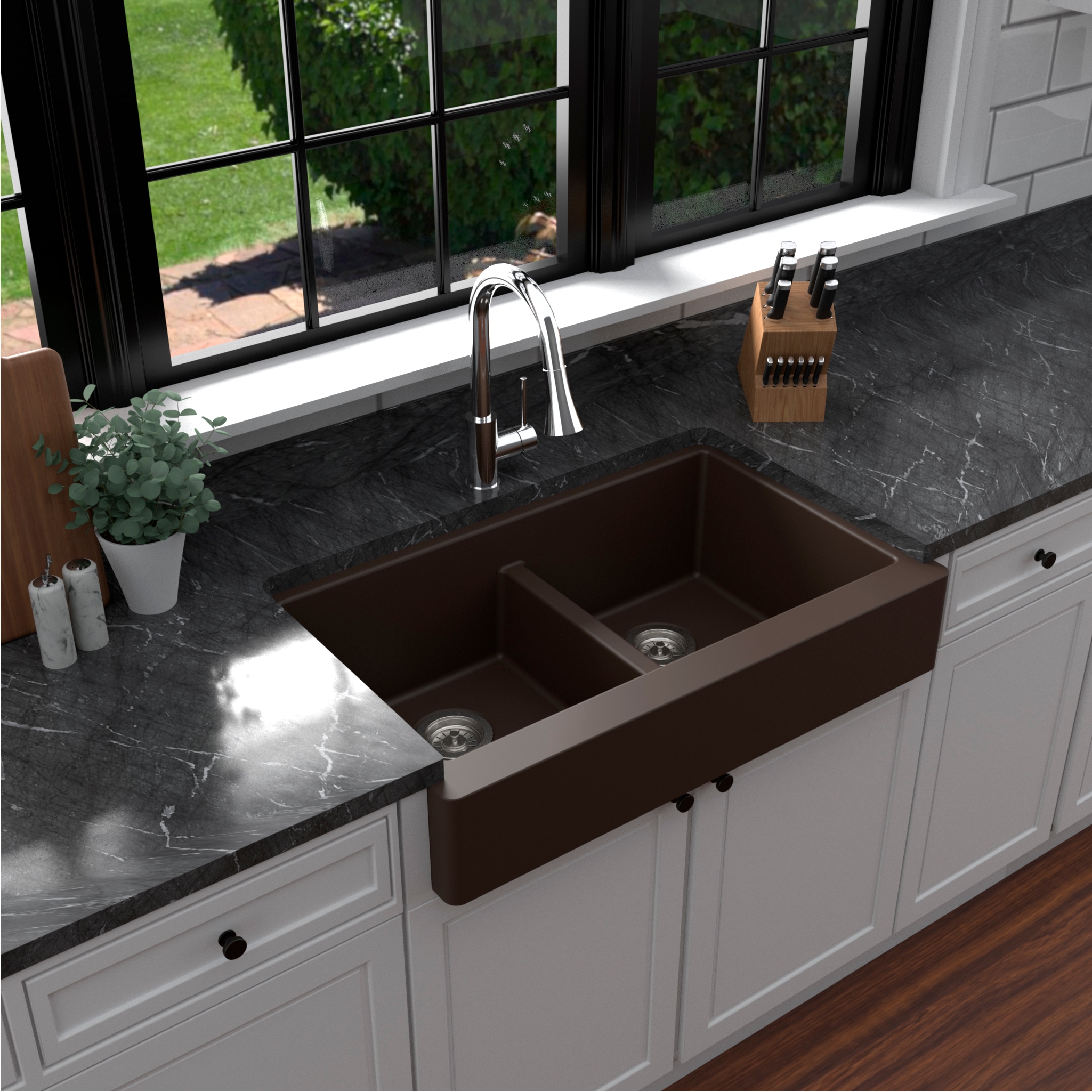 Karran QAR-750-BR-PK1 Kitchen-Sinks - View #2