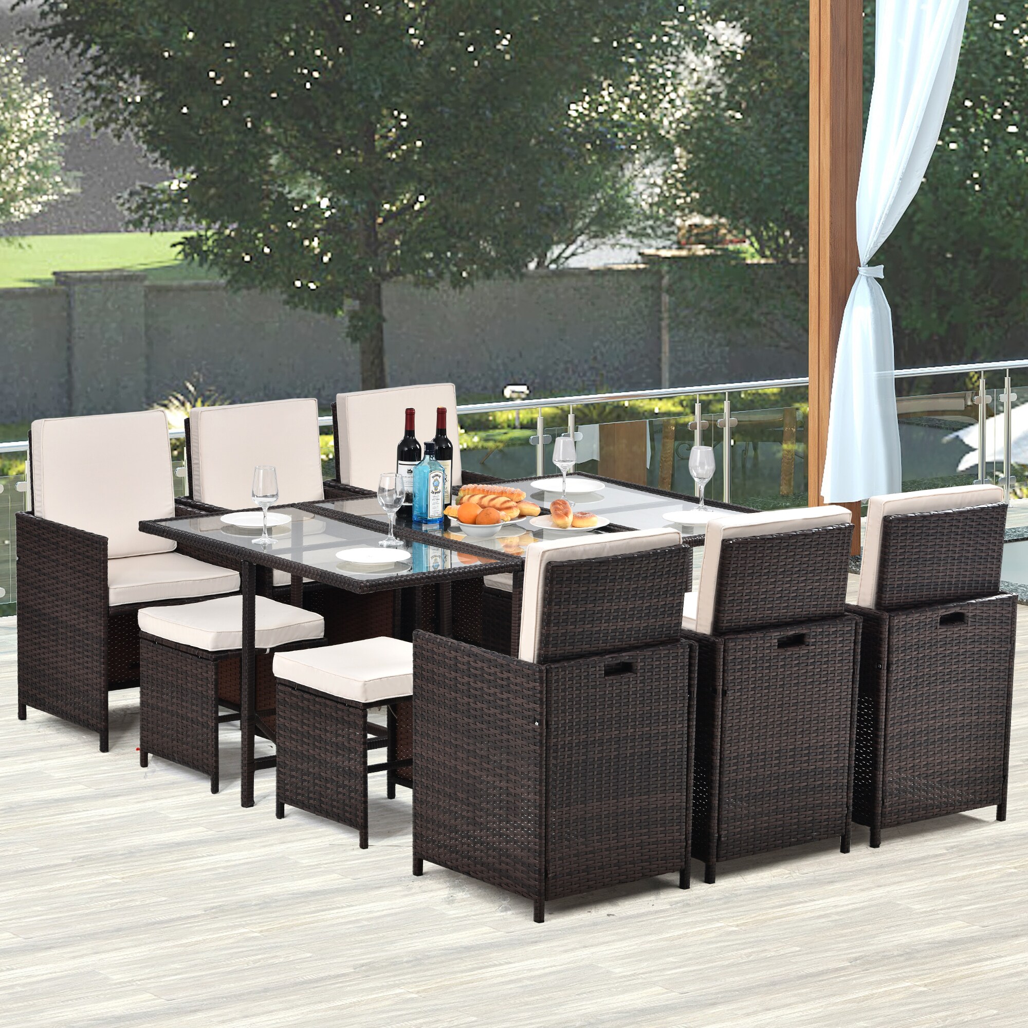 Maocao Hoom MZH3S00080 Patio-Conversation-Sets - View #8