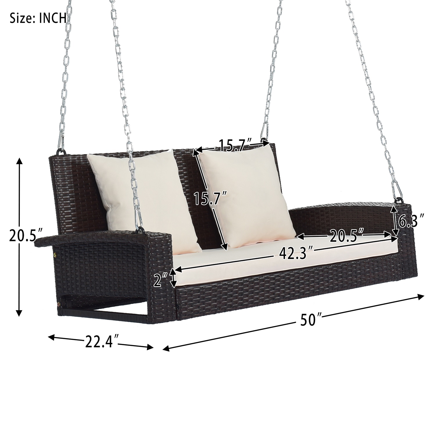 SINOFURN SYA380172BG Swing-Gliders - View #12