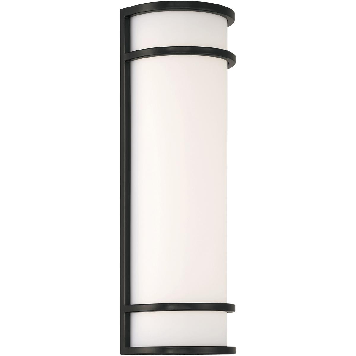 Access Lighting 2625098 20106LEDMG-BL/ACR Cove 1 Light 18 inch Black Outdoor Wall Sconce