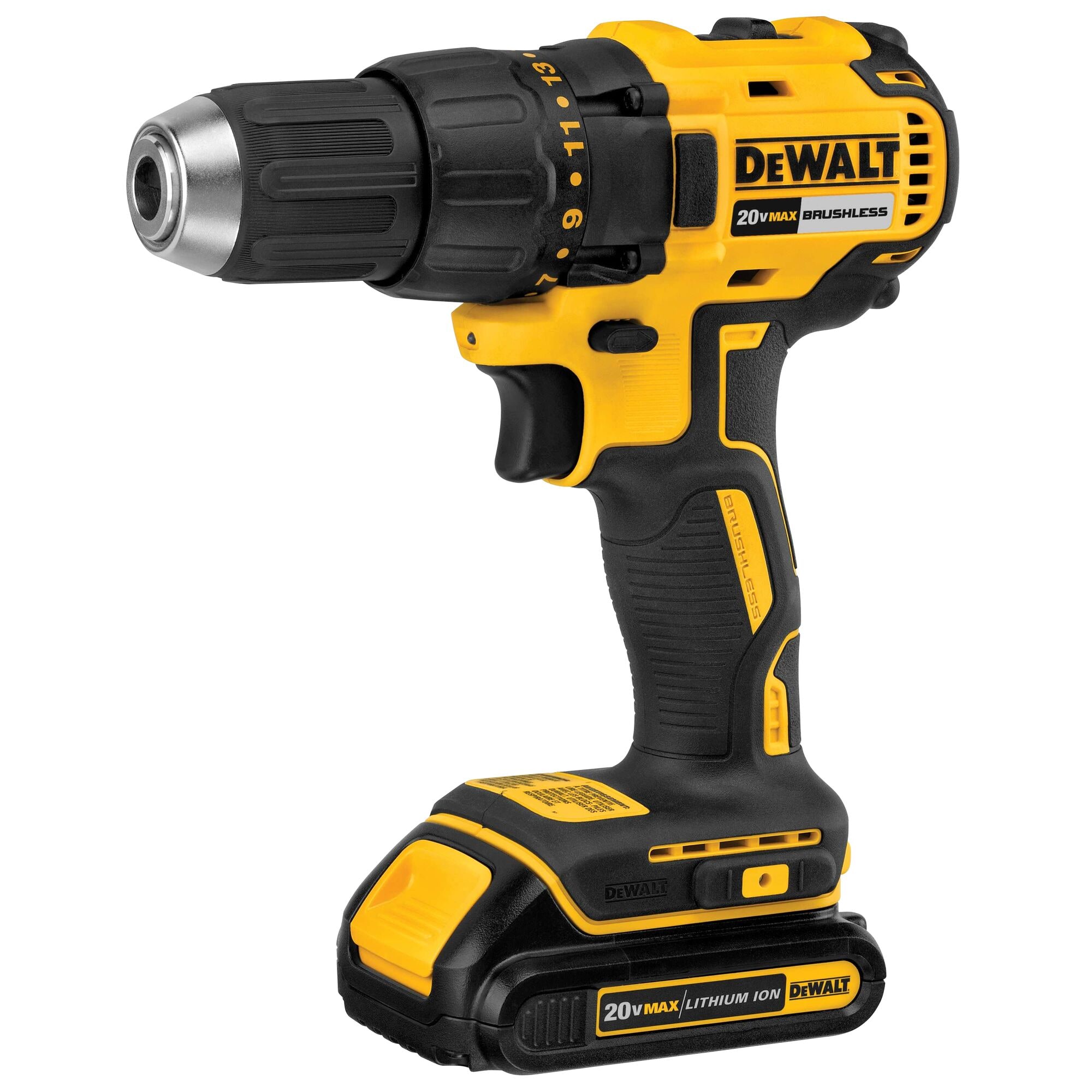 DEWALT 20-volt Max 1/2-in Brushless Cordless Drill(2 Batteries Included and Charger Included) the Drills department at Lowes.com
