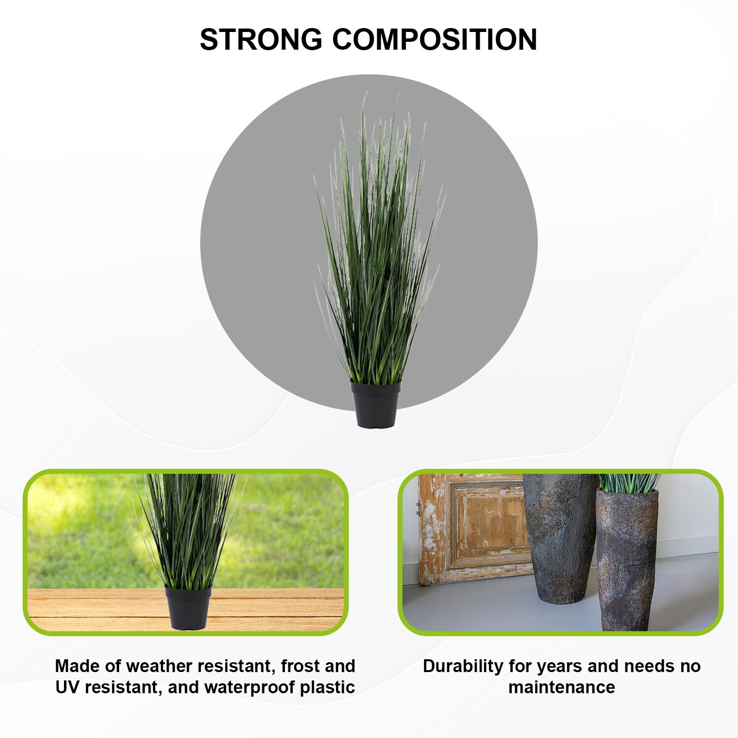 Pottery Pots F1004-107-91 Artificial-Plants-Trees - View #4