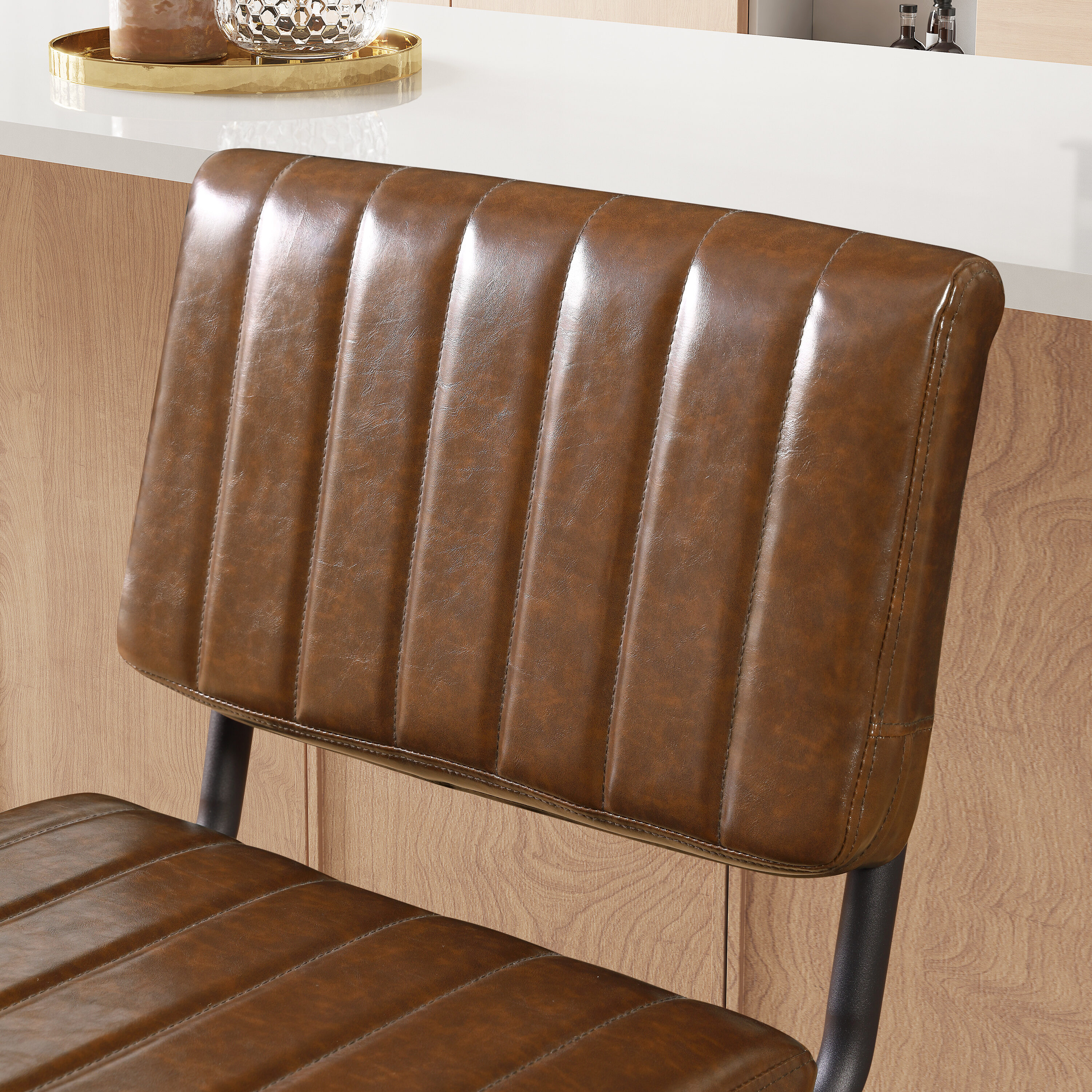 Art Leon BS028-2-DABR-PU stools - View #2