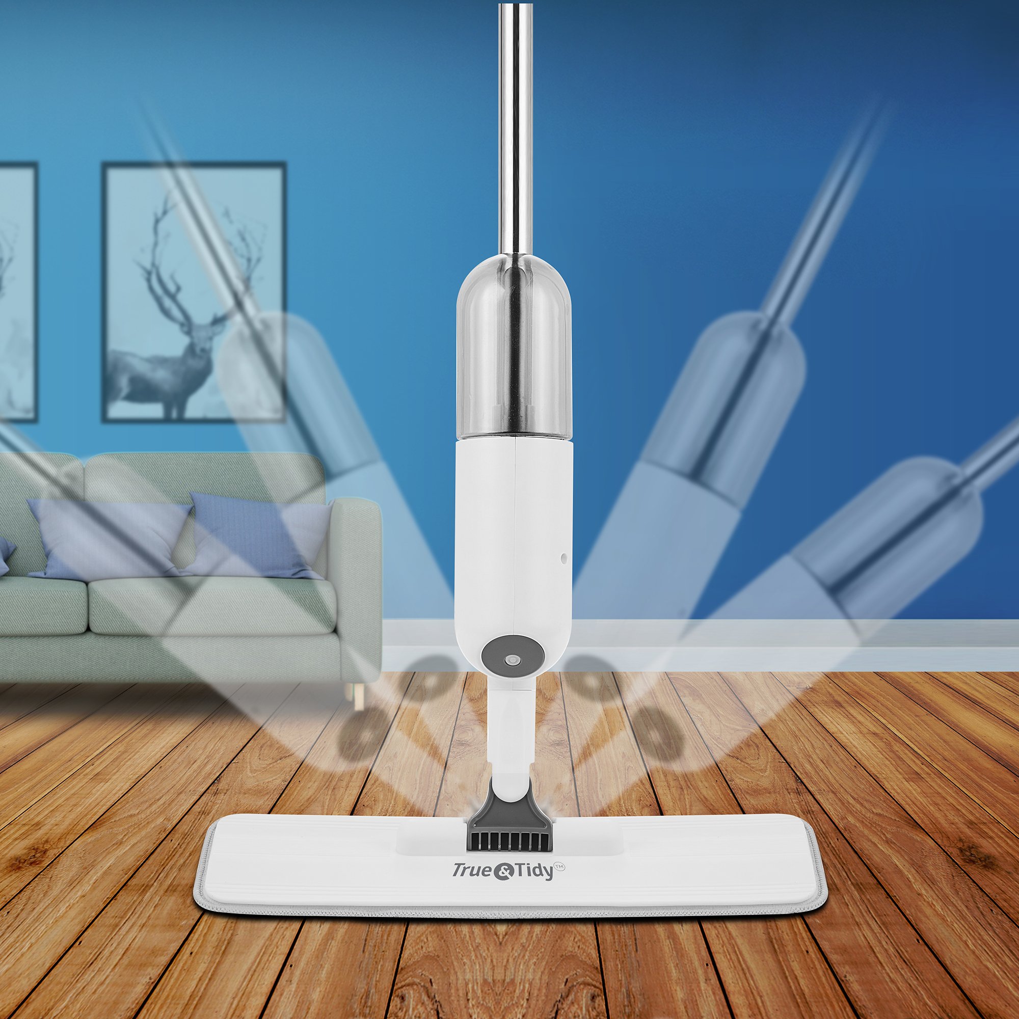 True & Tidy SPRAY-250-WHITE Spray-Mops - View #16
