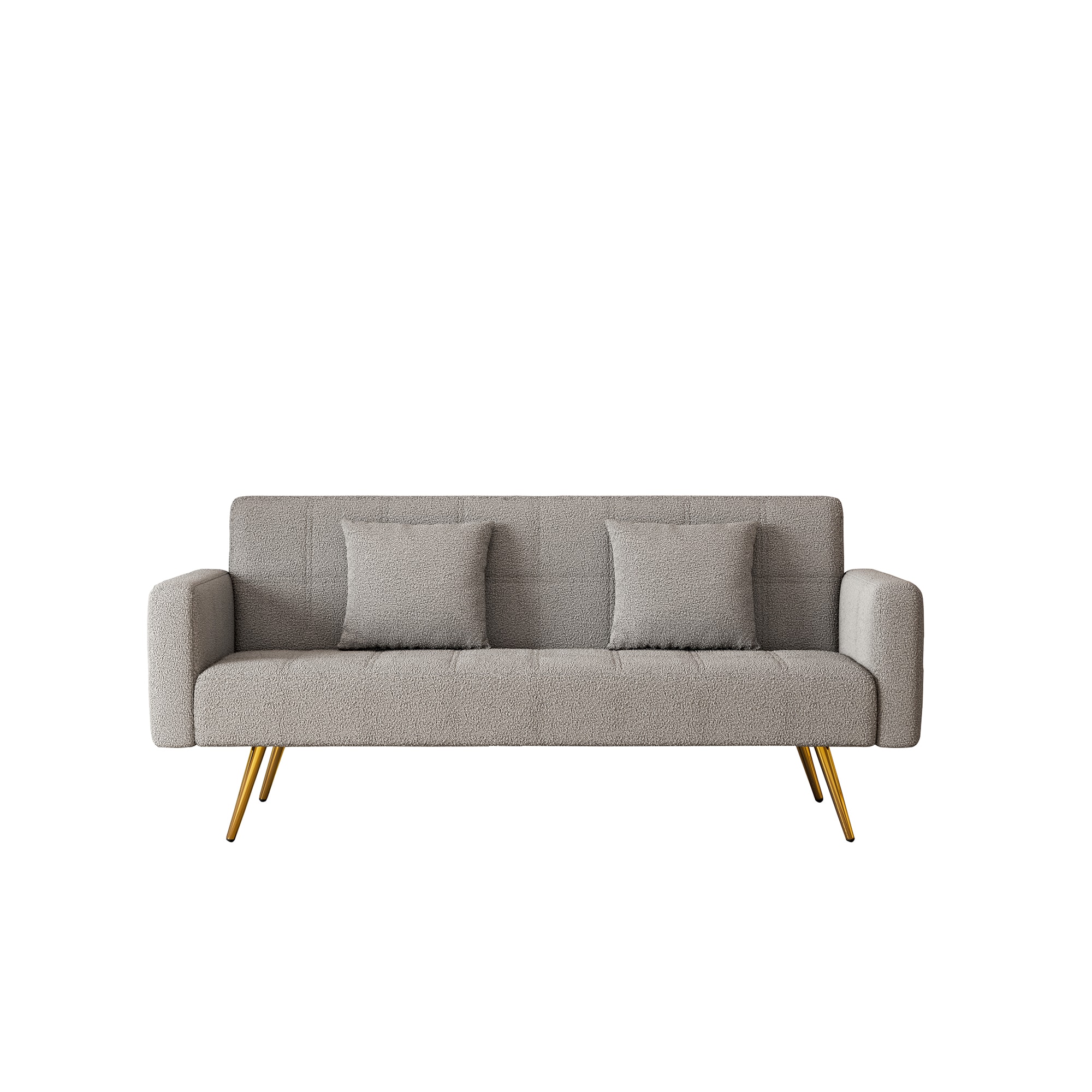 Bybafun YC5200025 Gray Contemporary/Modern Polyester Sofa bed