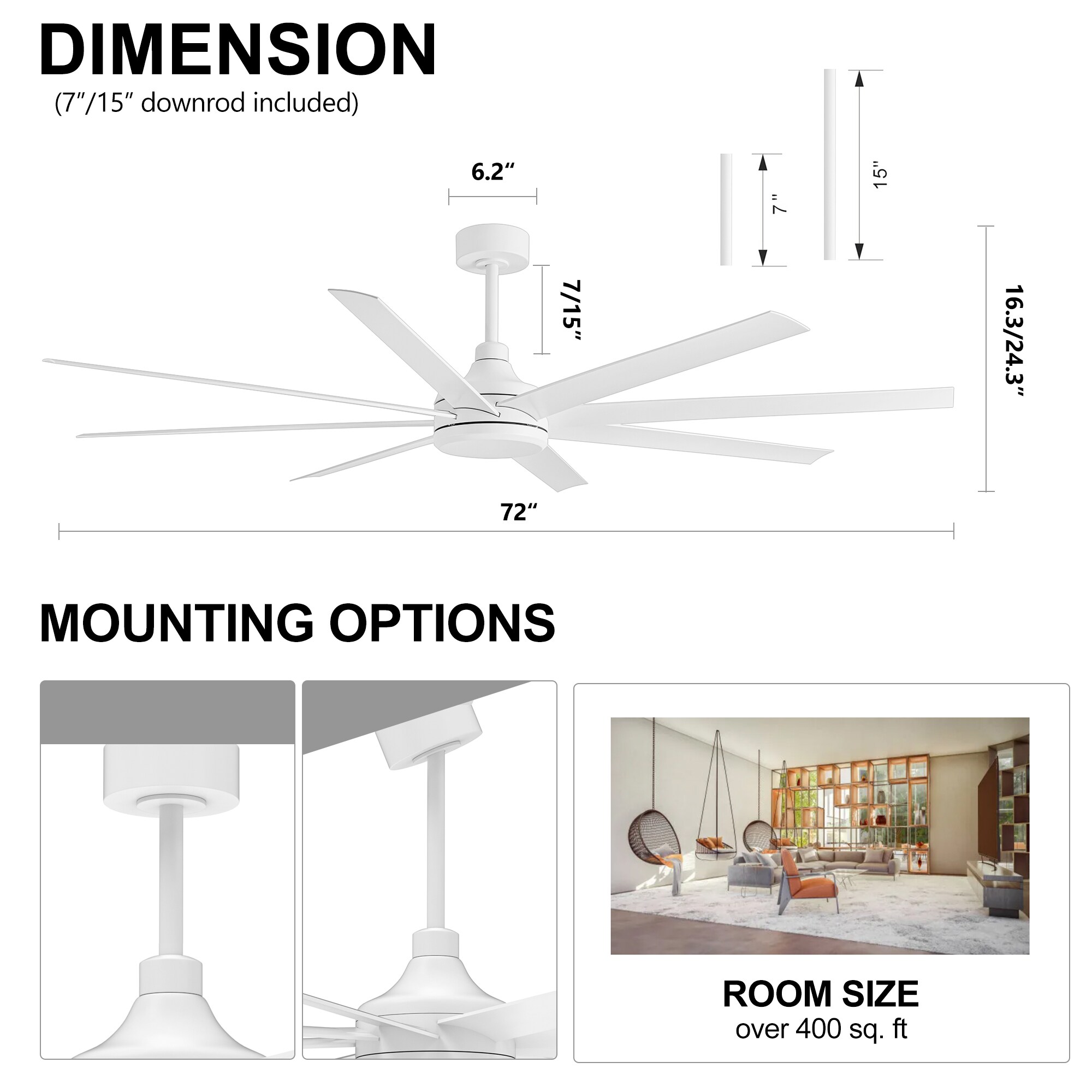 Breezary 30013-AW-NL Ceiling-Fans - View #6