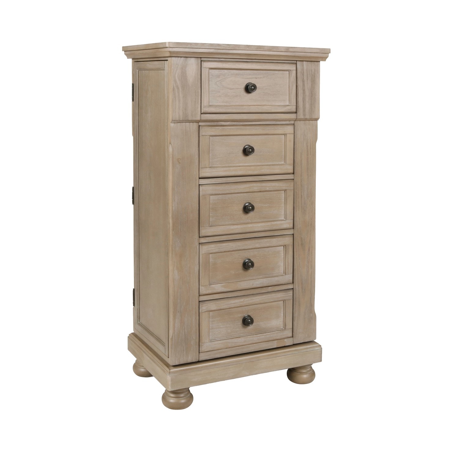 Benzara BM218018 Brown 5-Drawer Accent Chest