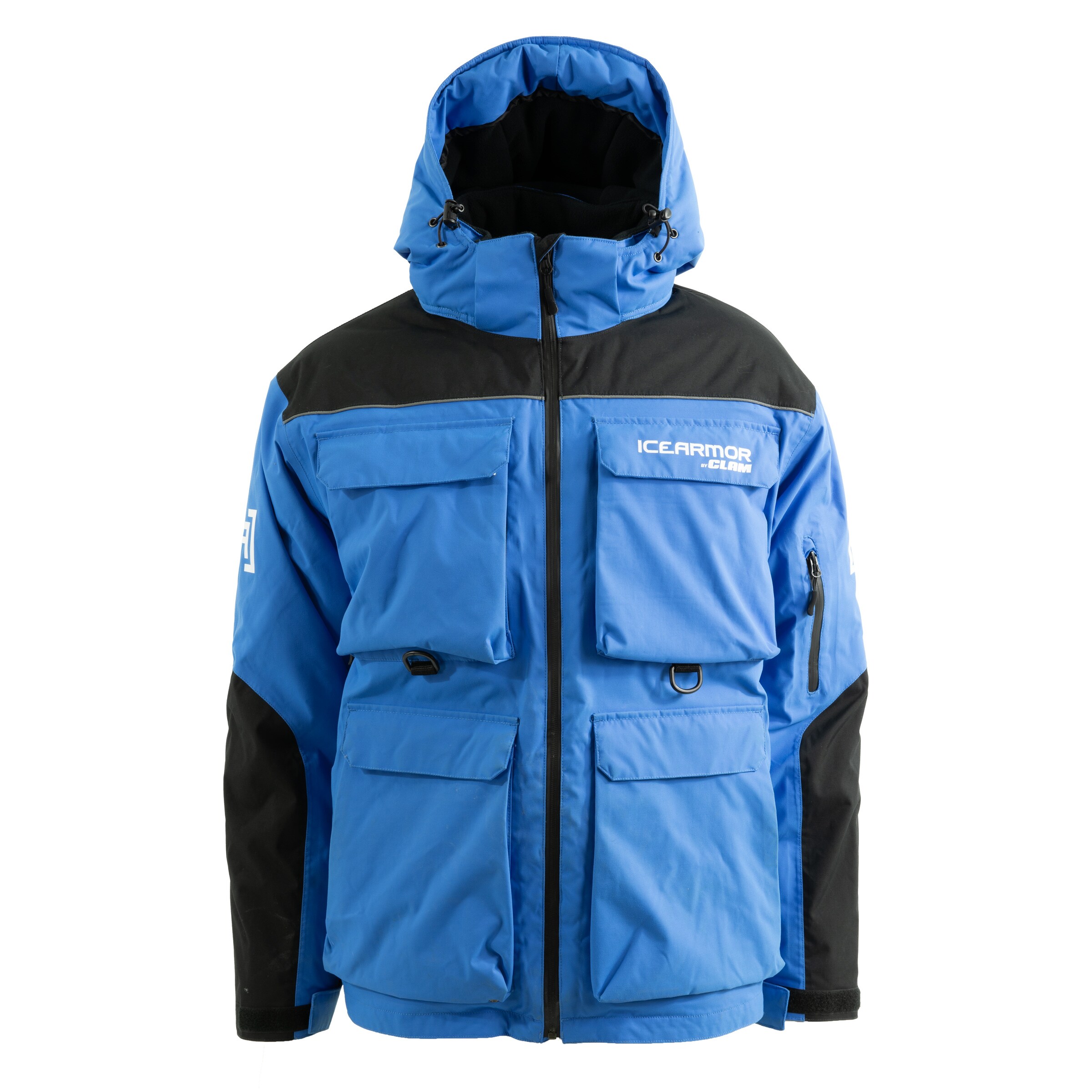 Clam Outdoors 18876 IA, Rise V3 Parka, Blue/Black, 3XL