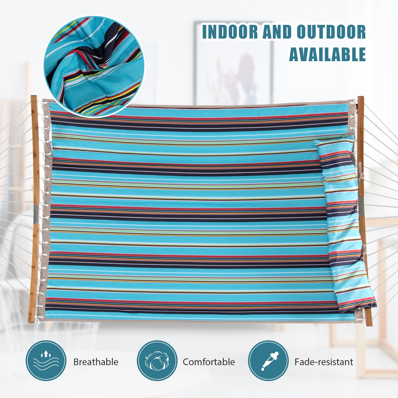 WELLFOR TDG10458BL hammocks - View #7