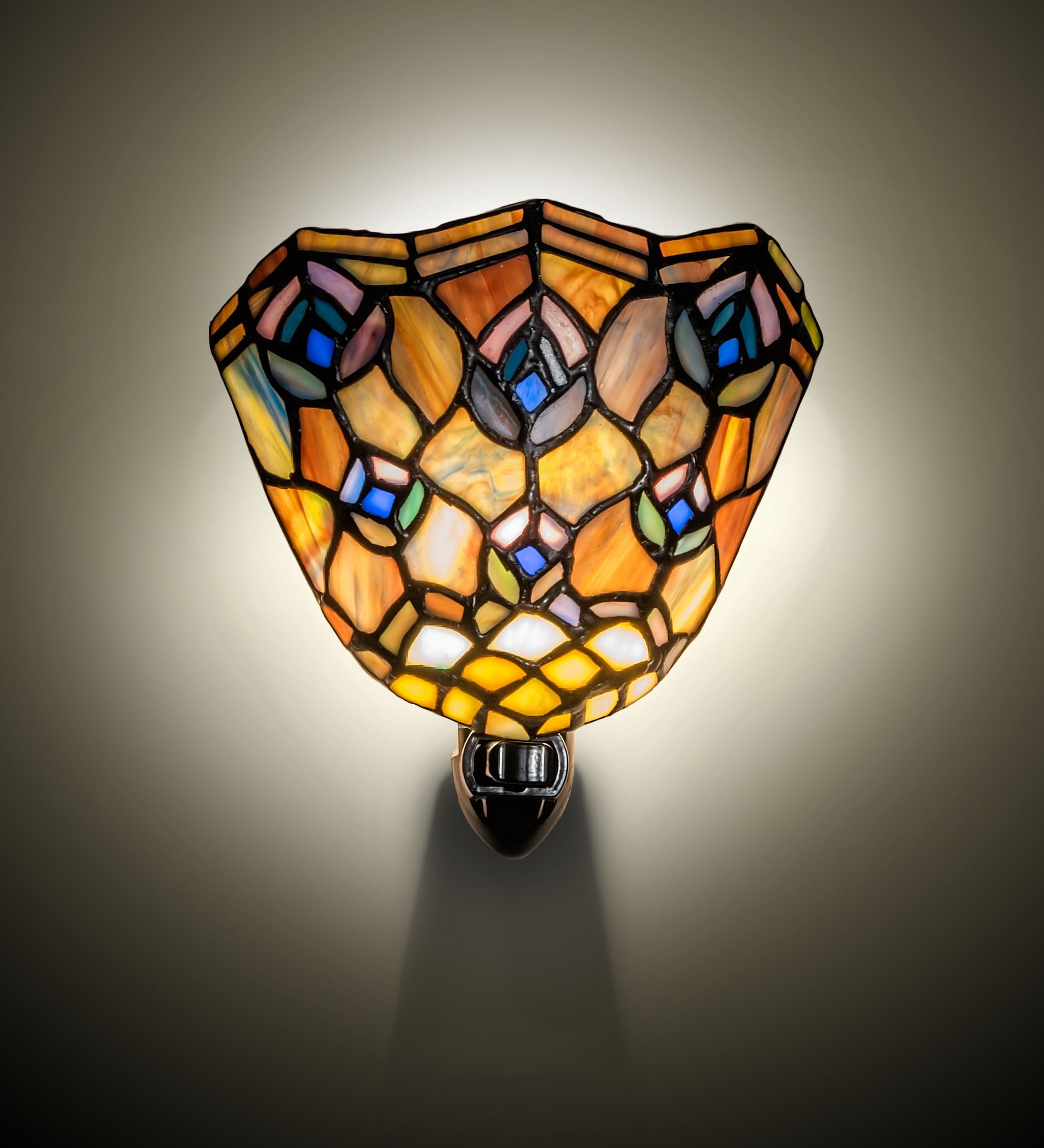 Meyda Tiffany Lighting Multi Color Incandescent Night Light in the