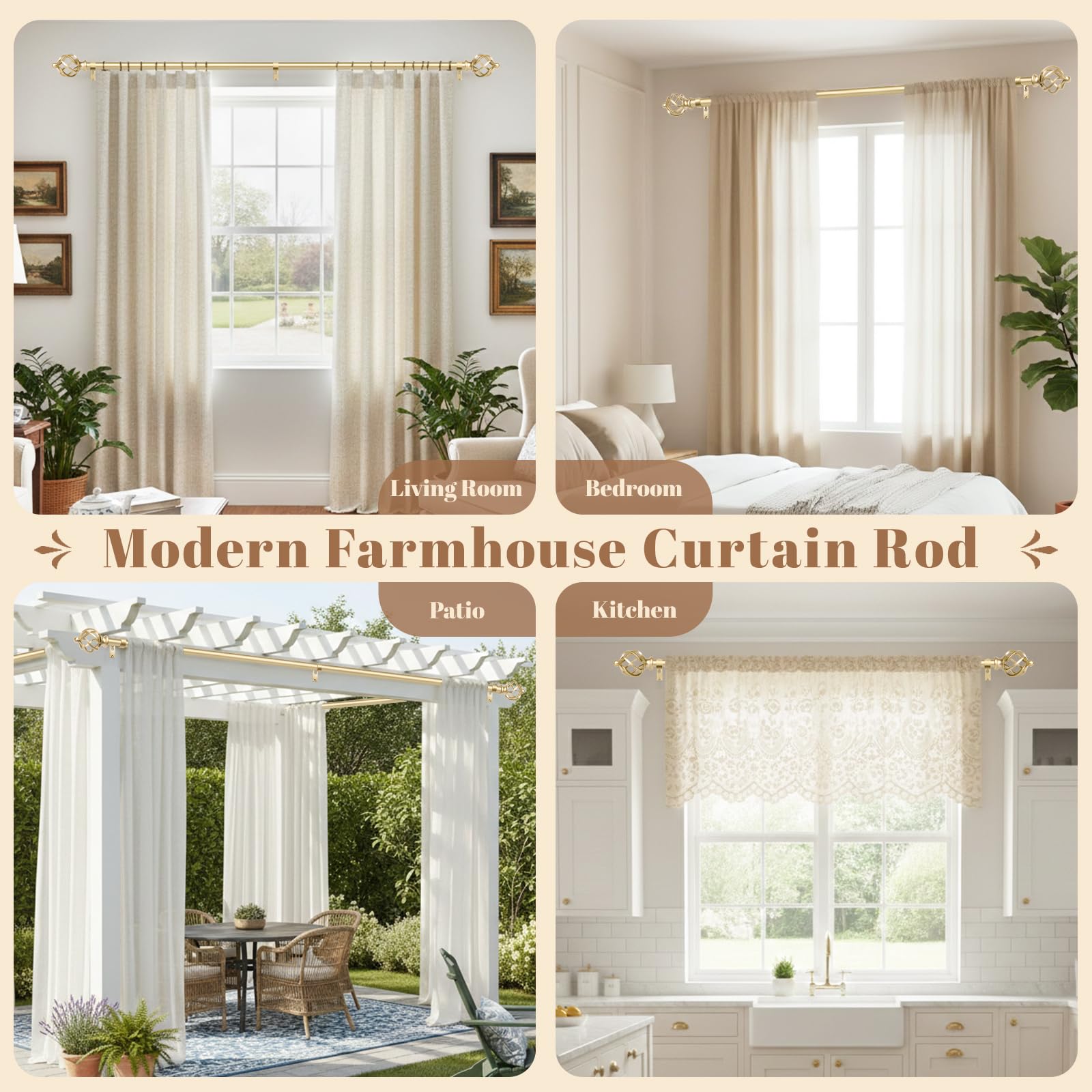Phewnyzo LPW0813W496 Curtain-Rods - View #4