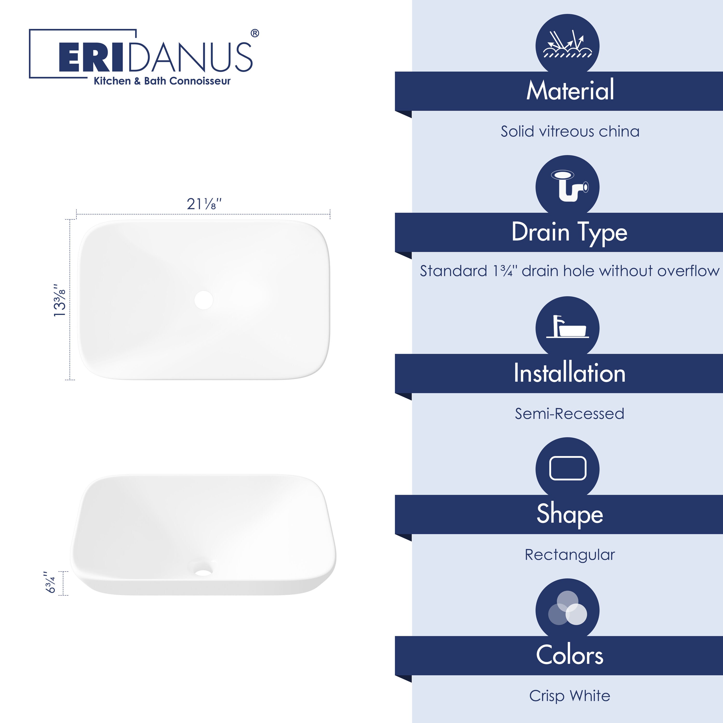 Eridanus ERI-DB-143 Bath-Sink - View #6