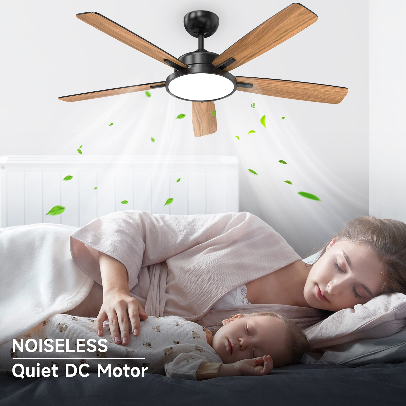 TALOYA TLY52-BK-5D-T5 Ceiling-Fans - View #6