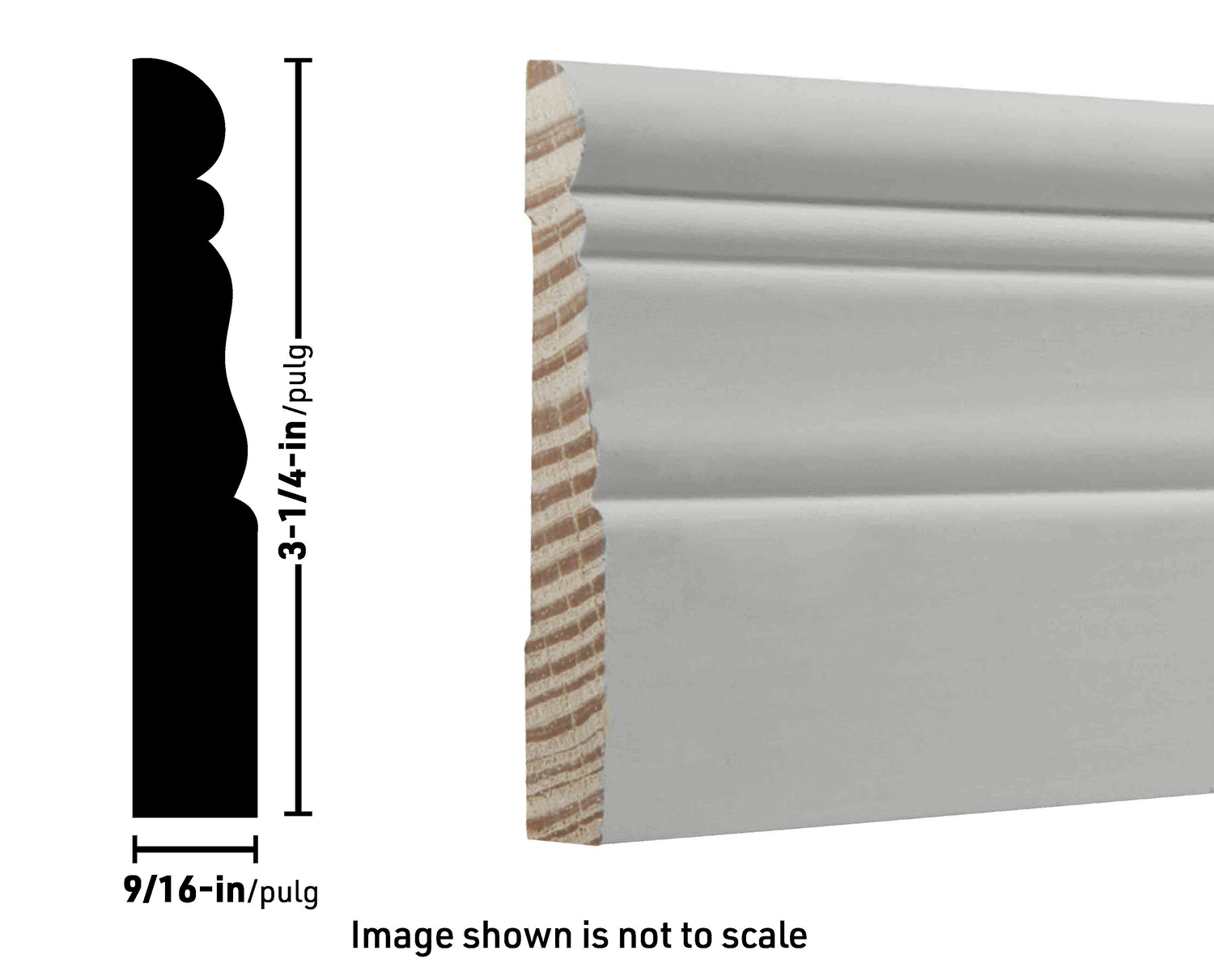 RELIABILT L04320028 Baseboard-Moulding - View #2