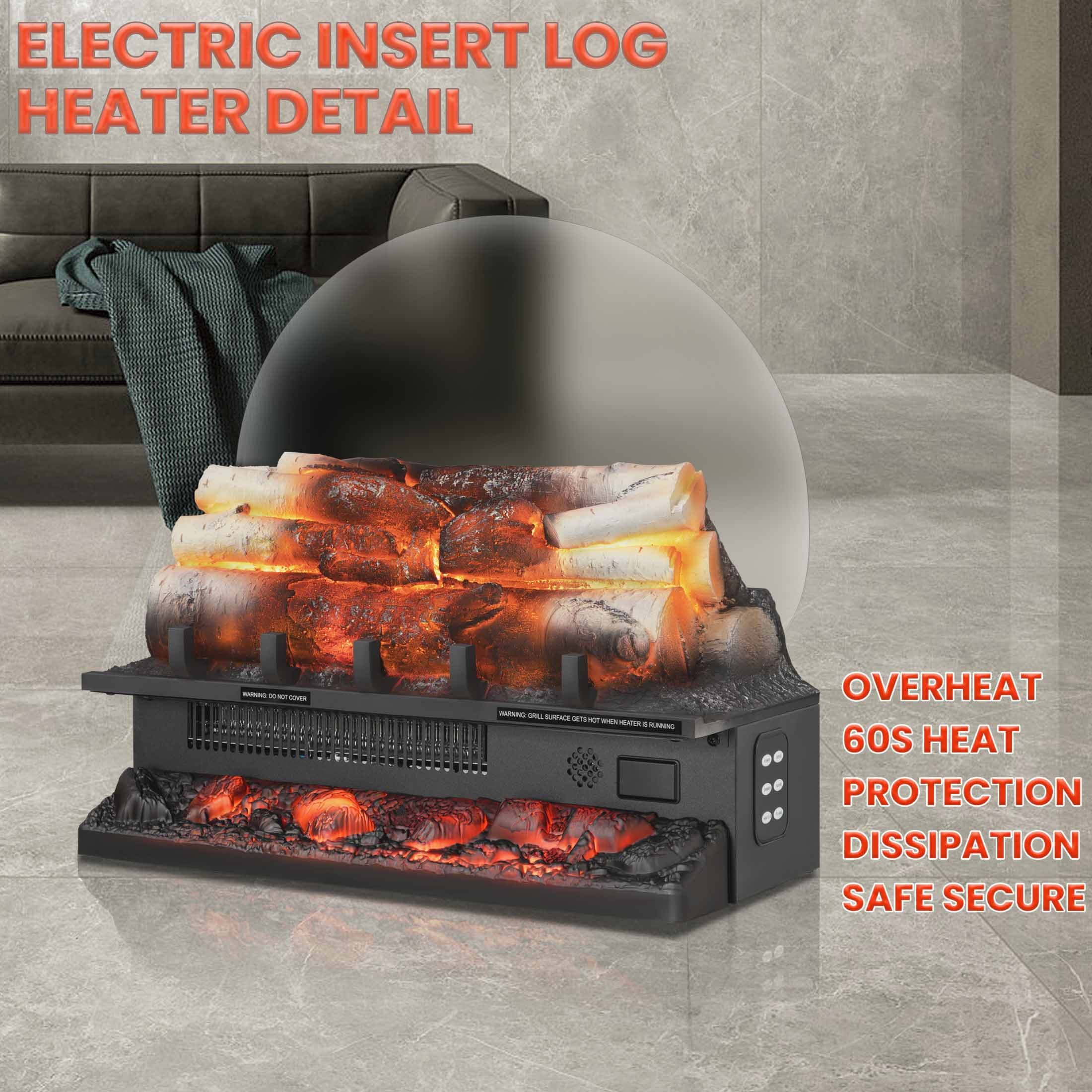 COWSAR L360CP Electric-Fireplace-Logs - View #3