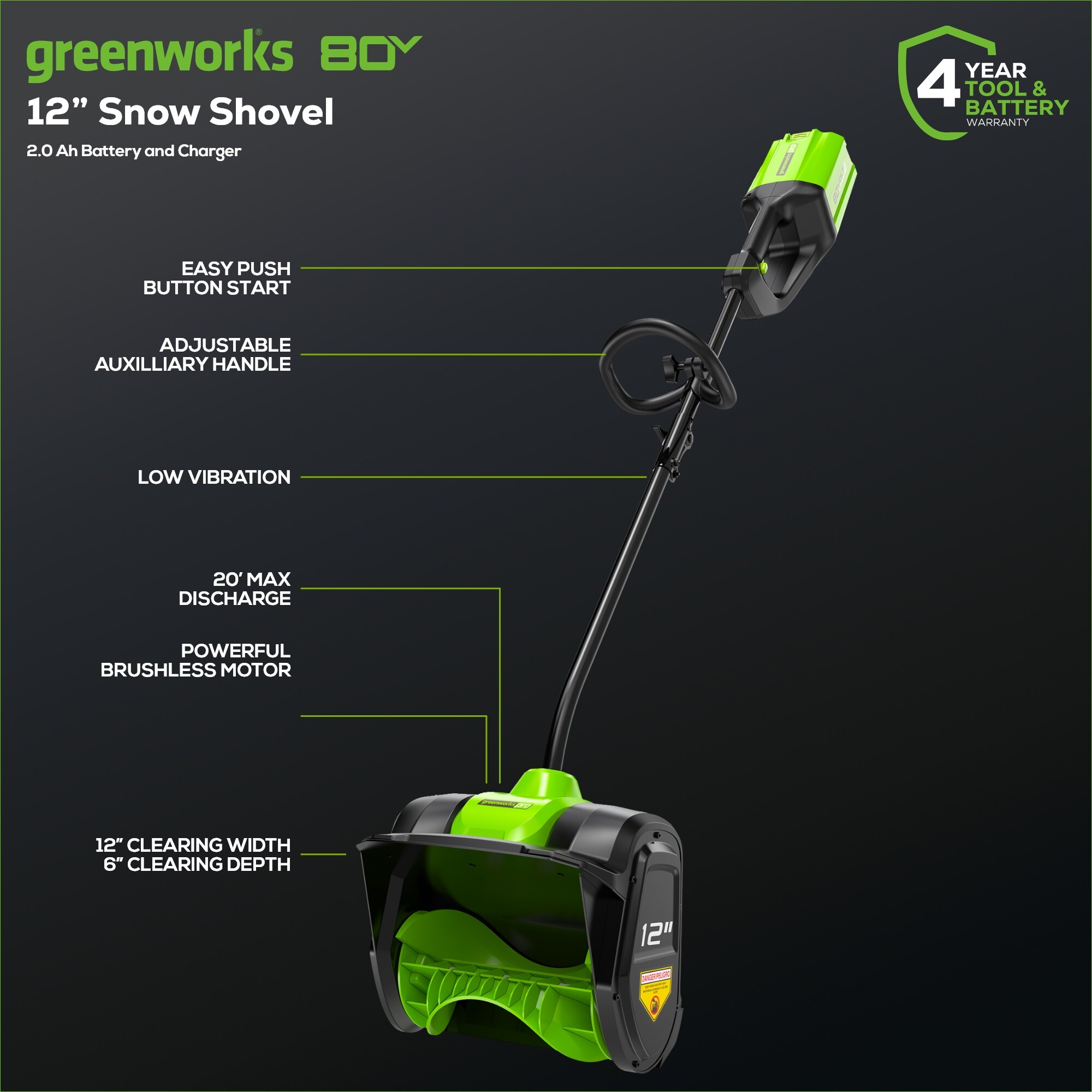 Greenworks Pro SS80L210 m040060 - View #3