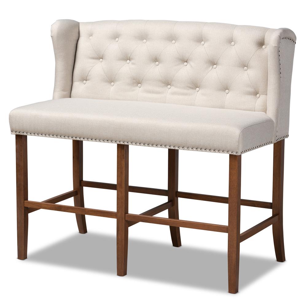 Baxton Studio 160-9947-LW Alira Dining Bench
