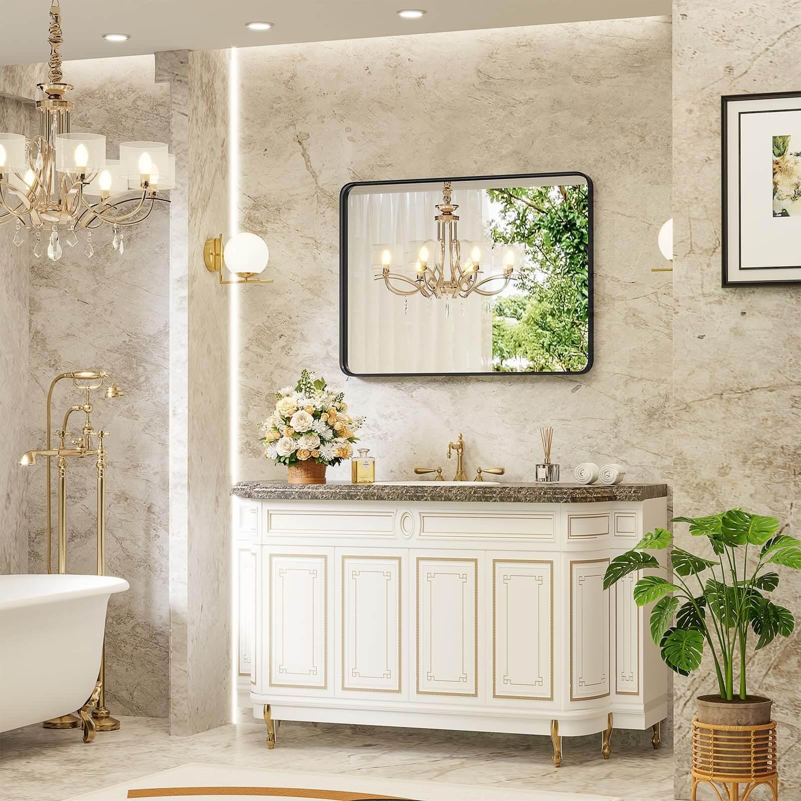 Bayfeve BF-38183-MIR Framed-Bath-Mirrors - View #2