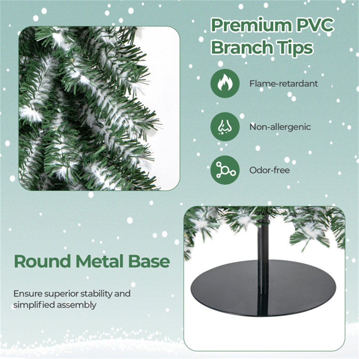 VERYKE LL-CST049 Artificial-Christmas-Trees - View #4