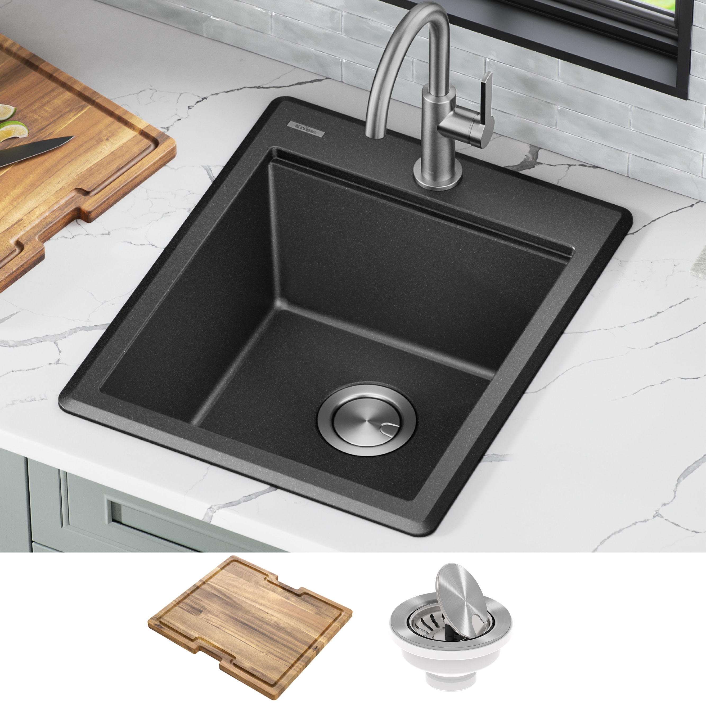 With single sink insert.  Sink, Kitchen remodel, Cabin kitchens