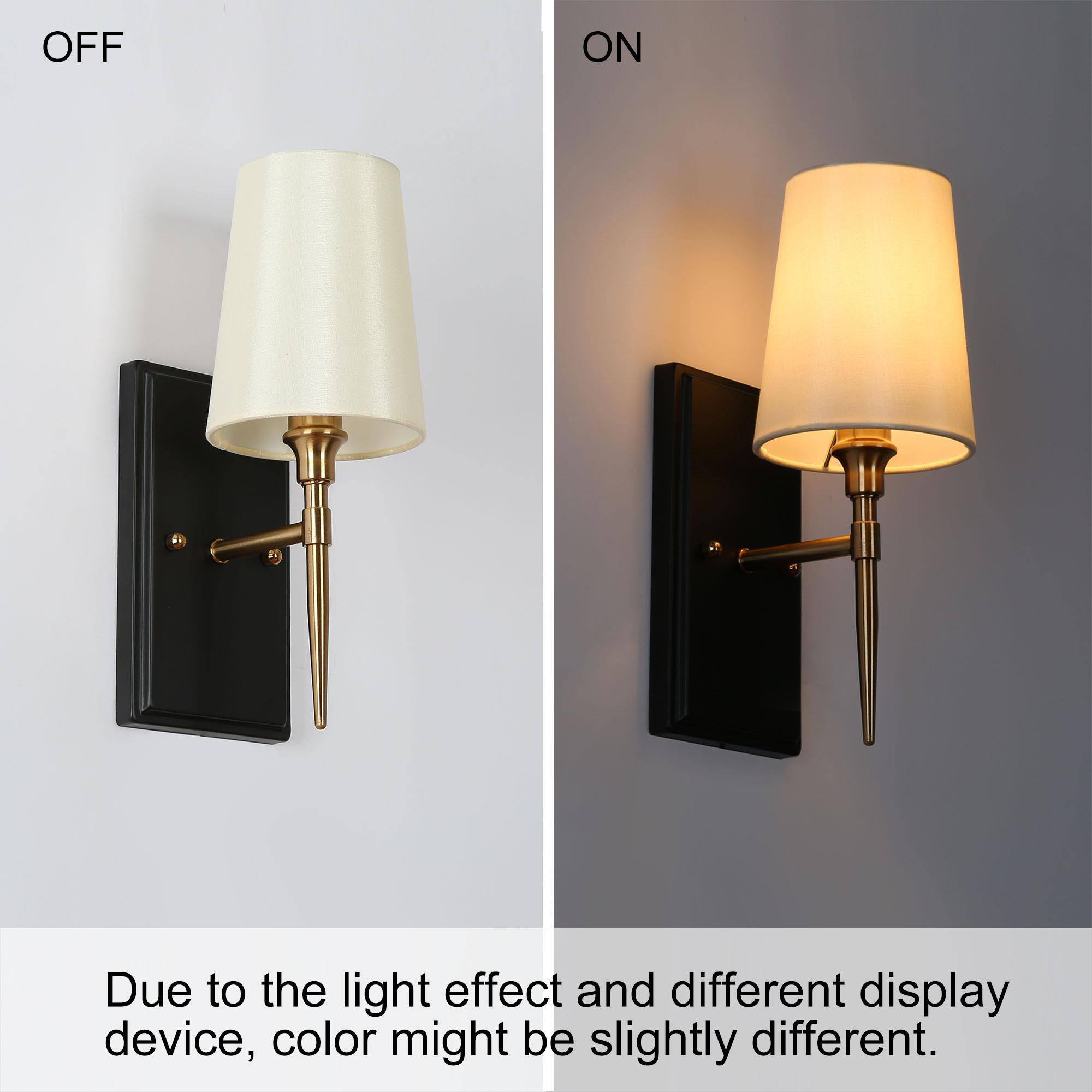 ZEVNI Mushlee Modern Farmhouse 4.7-in W 1-Light Matte Black