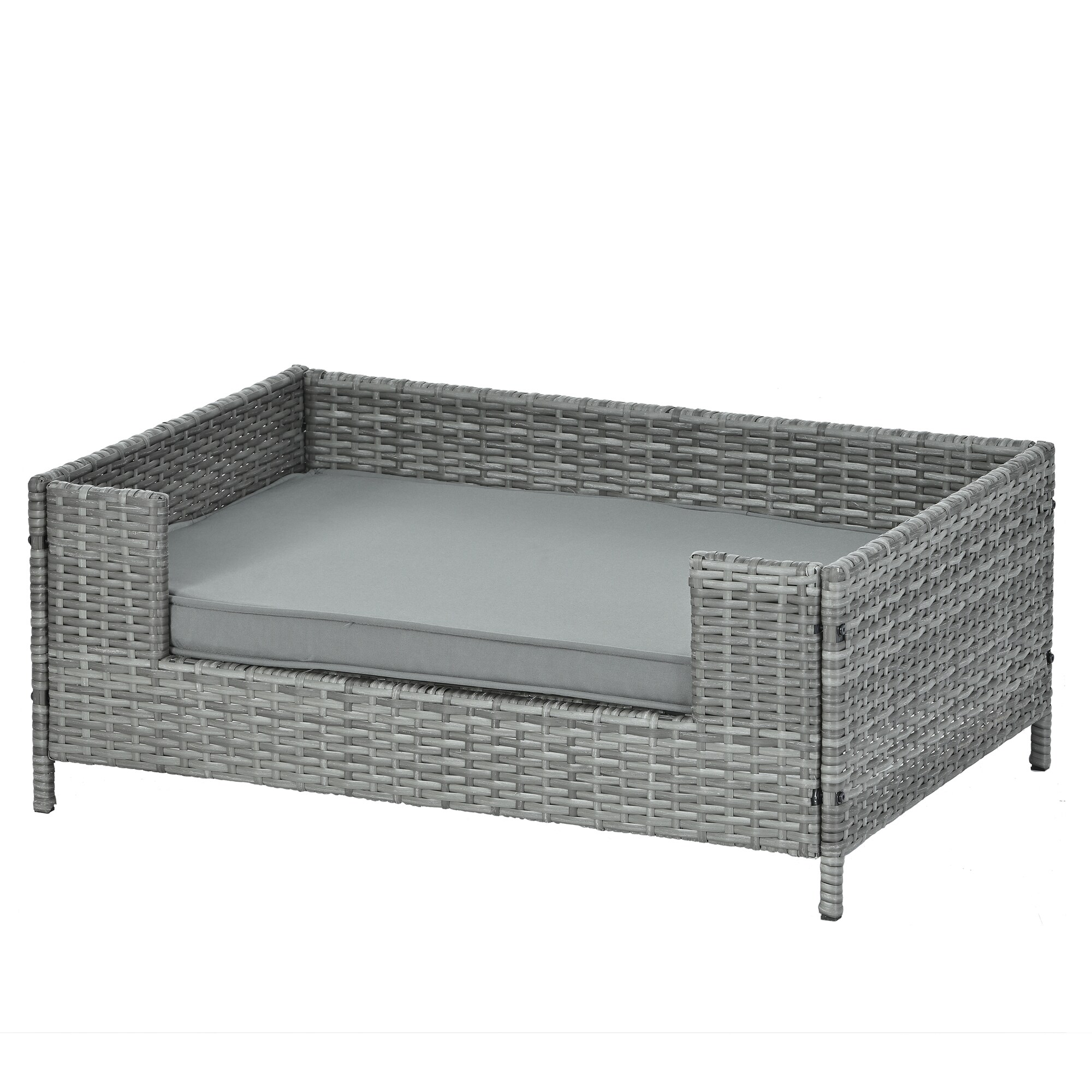 Gaierptone CRXUPWM9HTA Rectangular Gray Polyester Sofa Medium (26 - 40 lbs.)