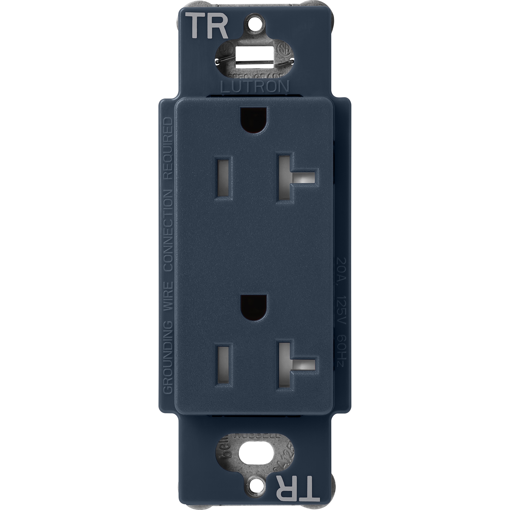 Lutron SCRS-20-TR-DE Claro 20 -Amp 125-volt Tamper Resistant Residential Duplex Outlet , Deep Sea