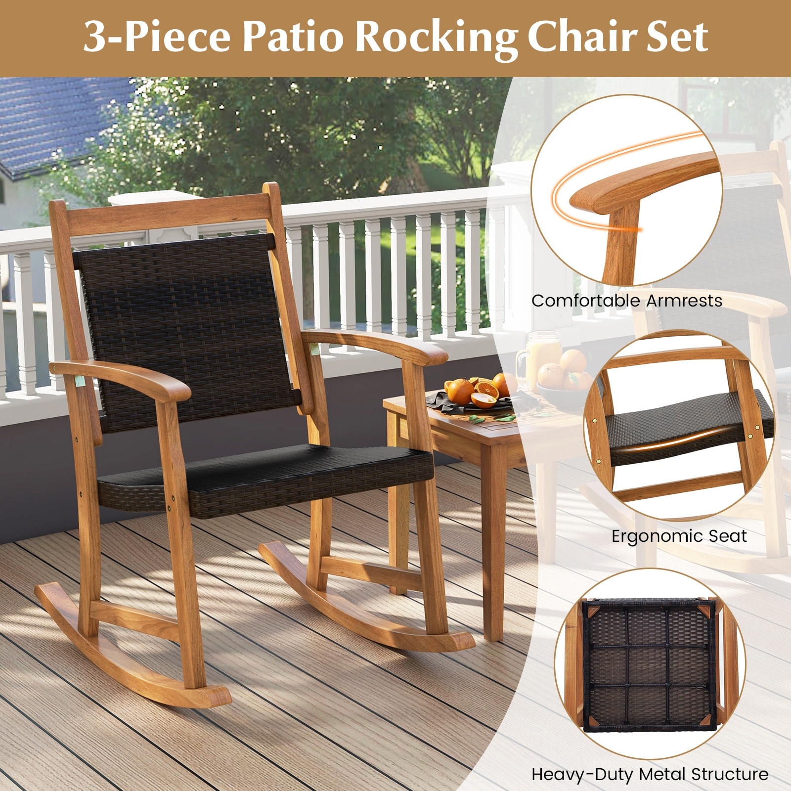Volenca VOL-646Y4D Patio-Conversation-Sets - View #7