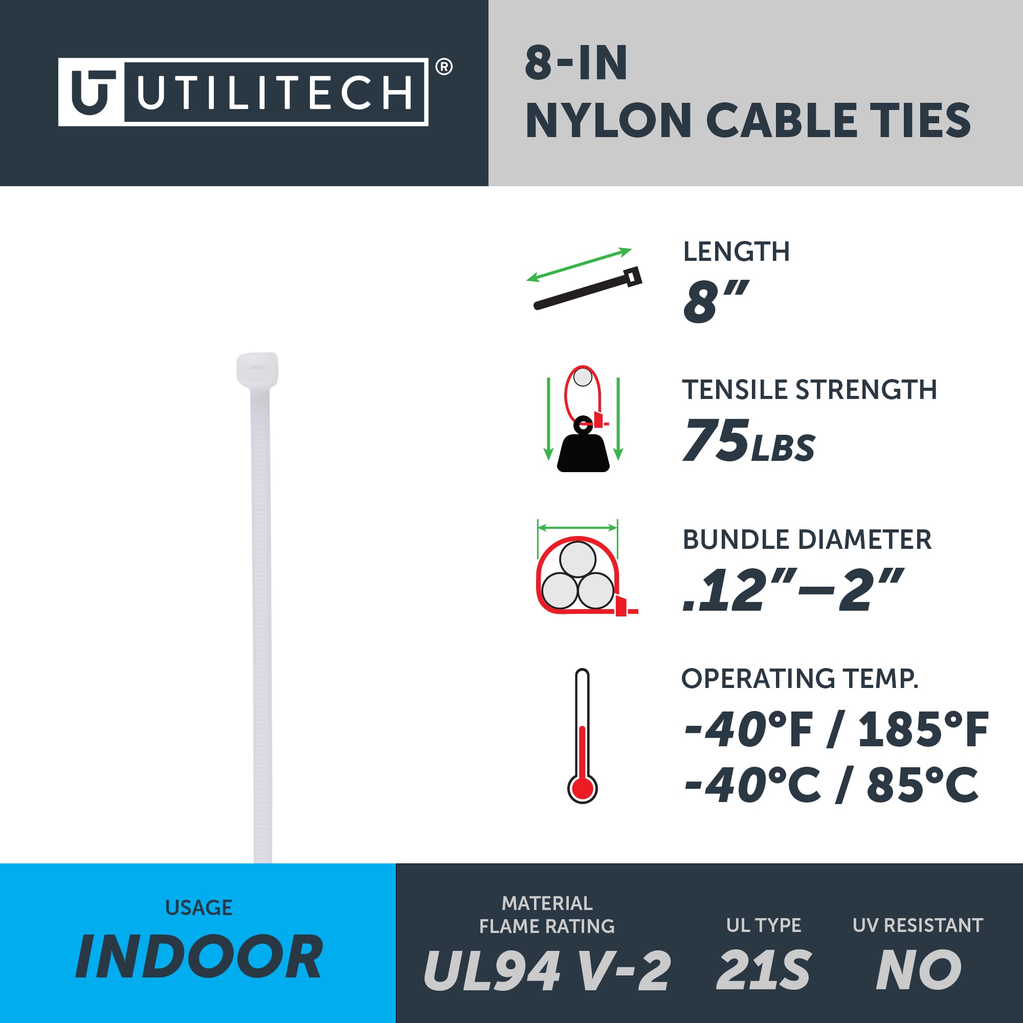 Utilitech SGY-CT14 Cable-Ties - View #3