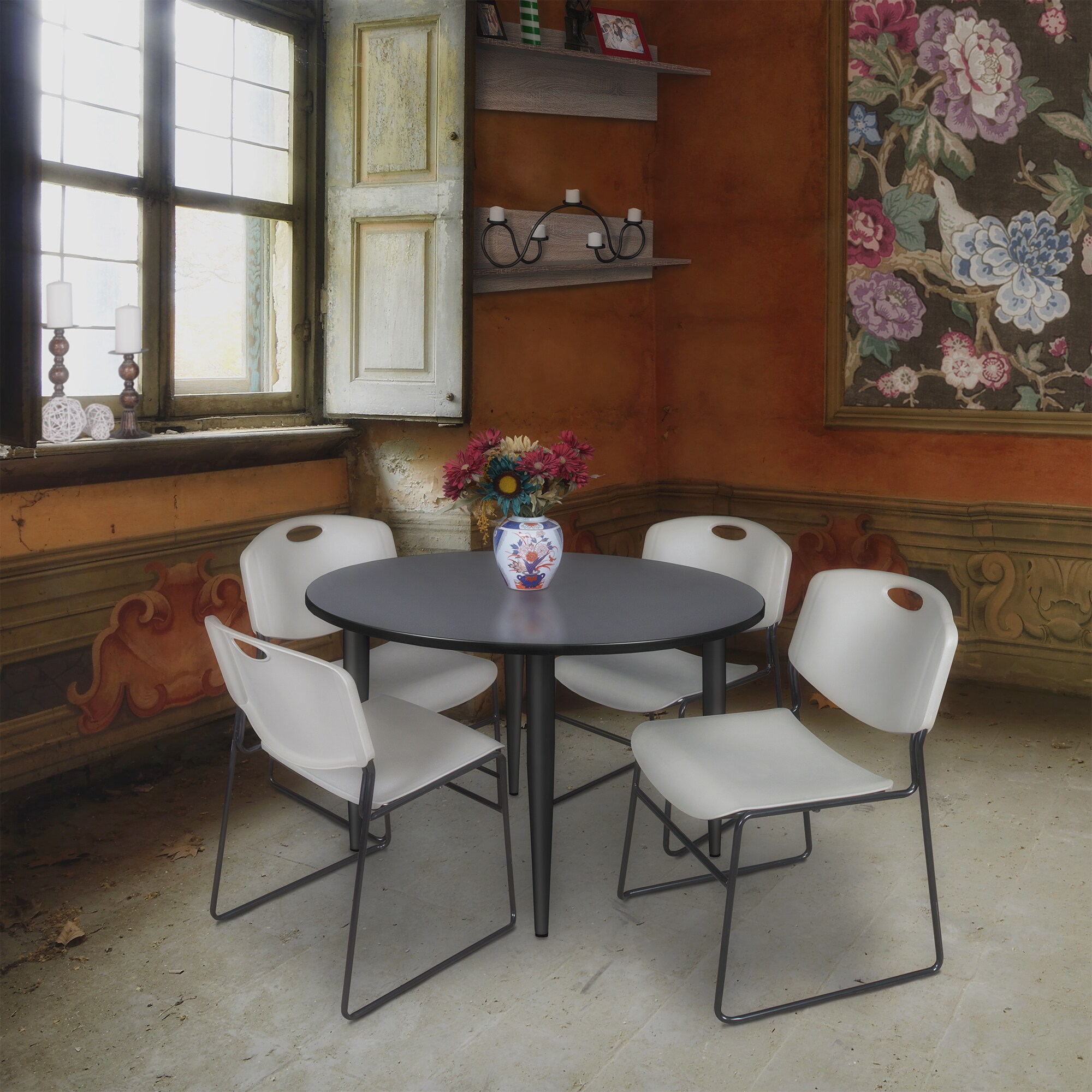 Regency TPL48RNDGYBK44GY Dining-Sets - View #2