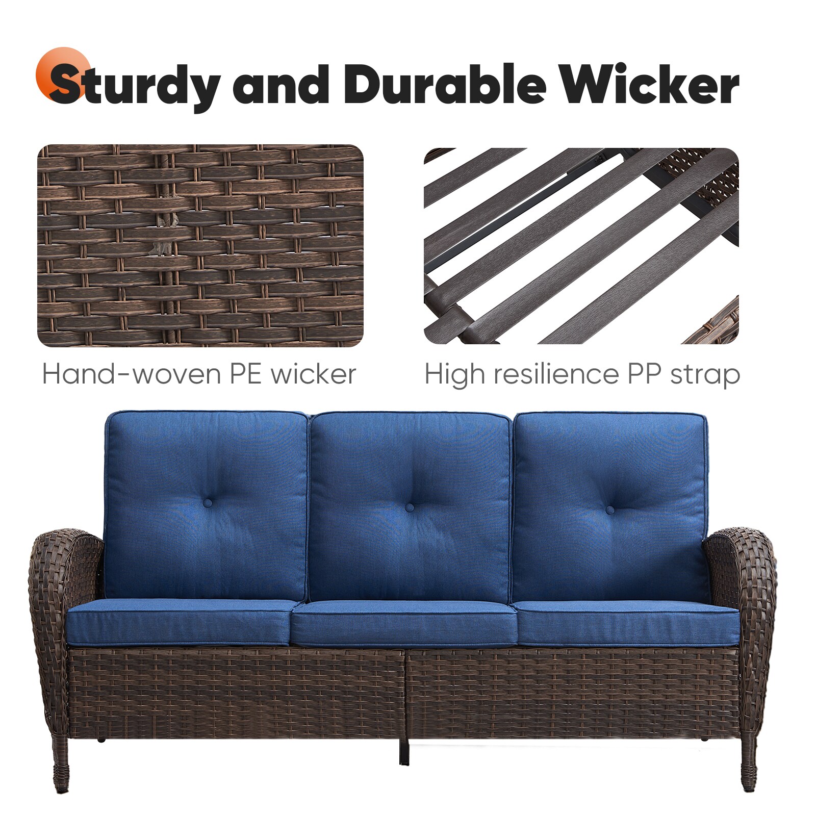 Pocassy PA114-1 Patio-Sofas-Daybeds - View #4