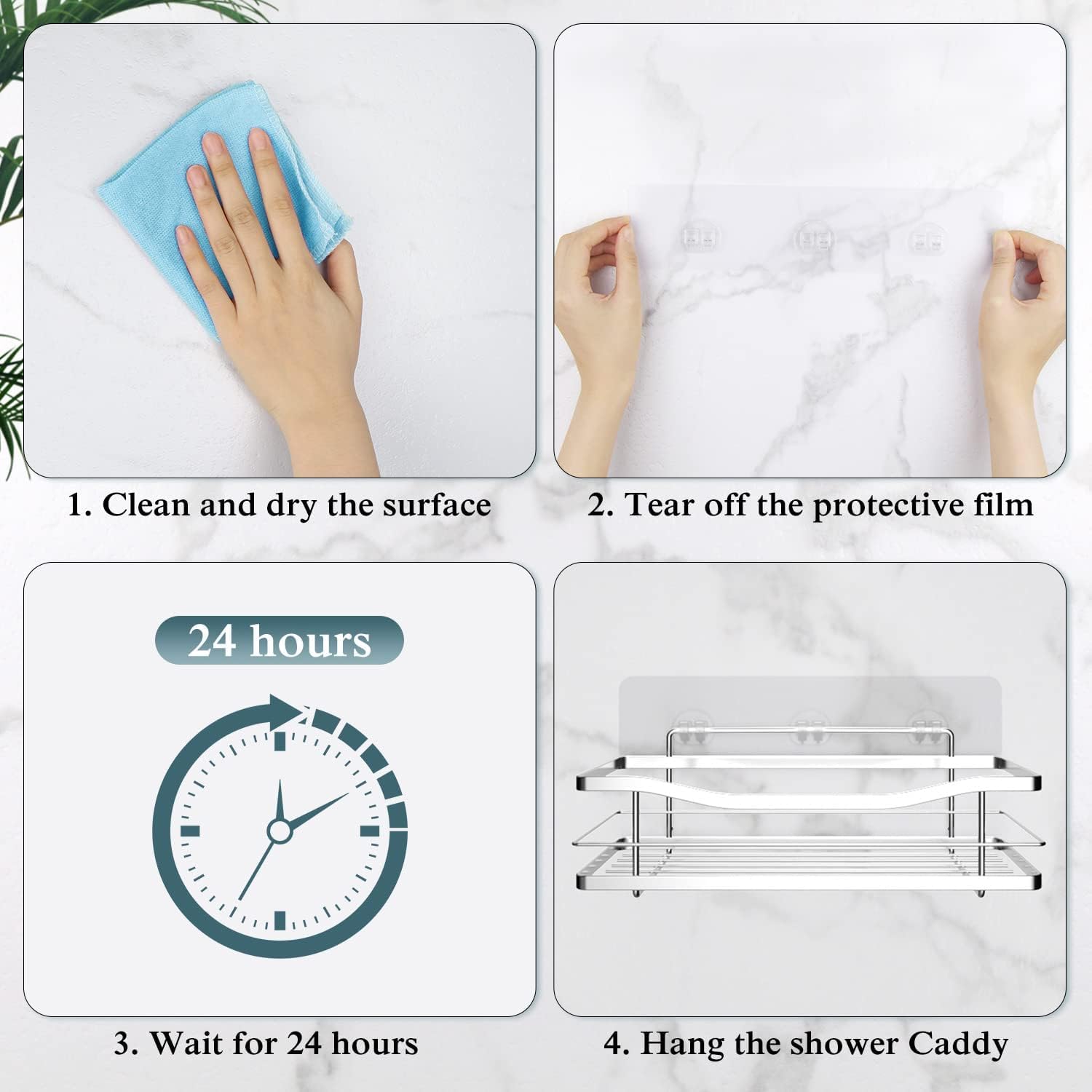 Etokfoks LETH0HL69 Hanging-Shower-Caddies - View #4