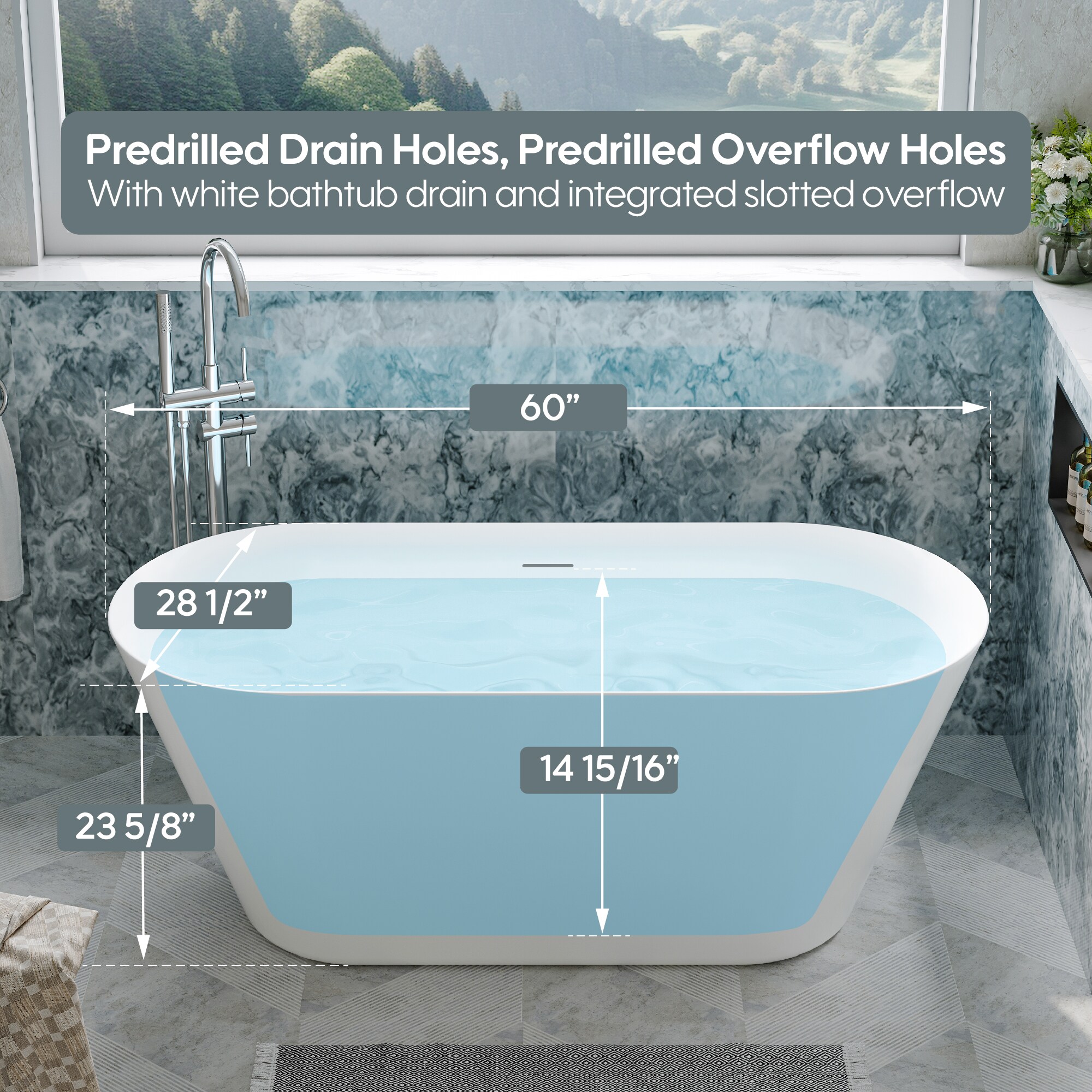 Forclover TUW-S734A bathtubs - View #4