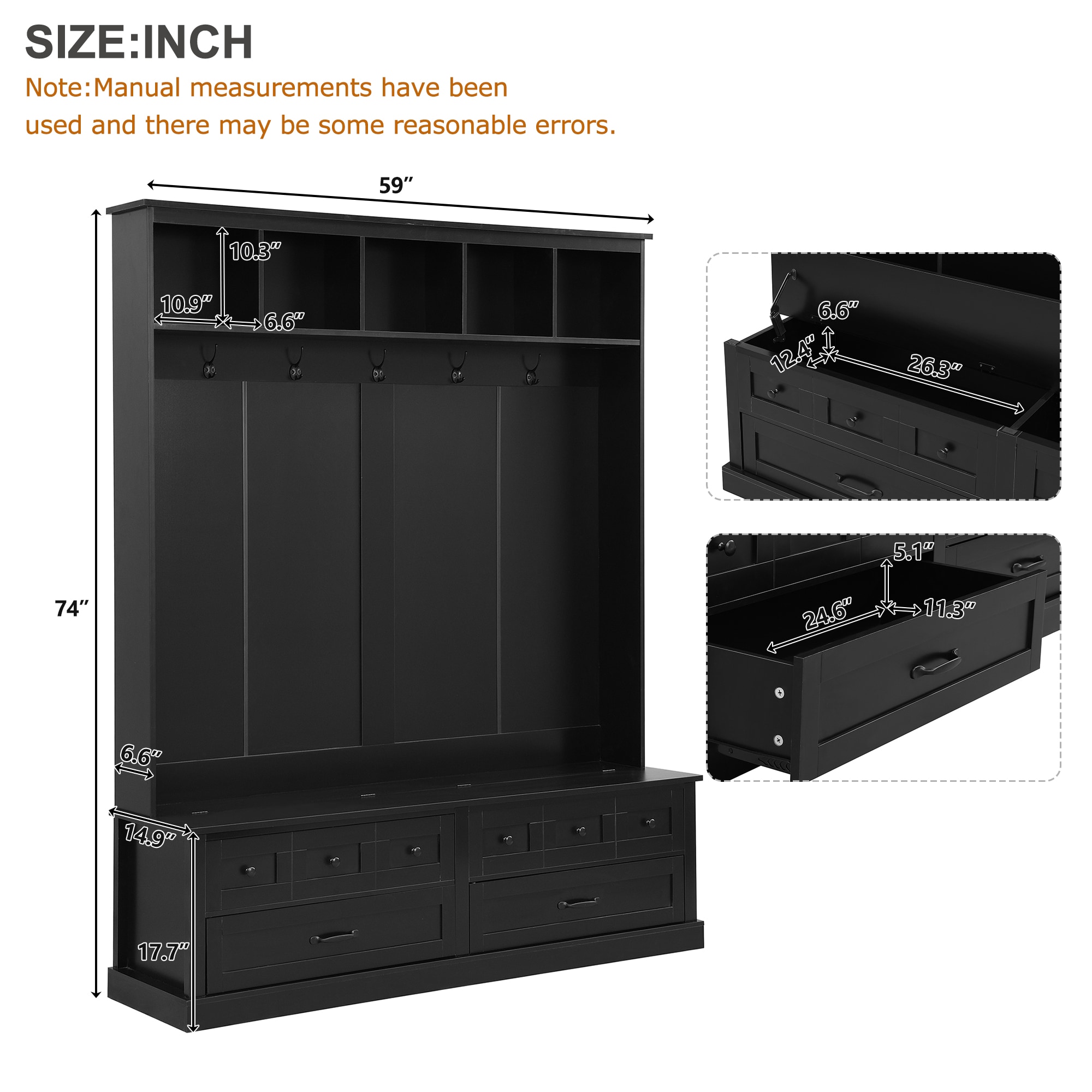 ModernLuxe N721P234409B Coatrack-Stands-Pedestals - View #6
