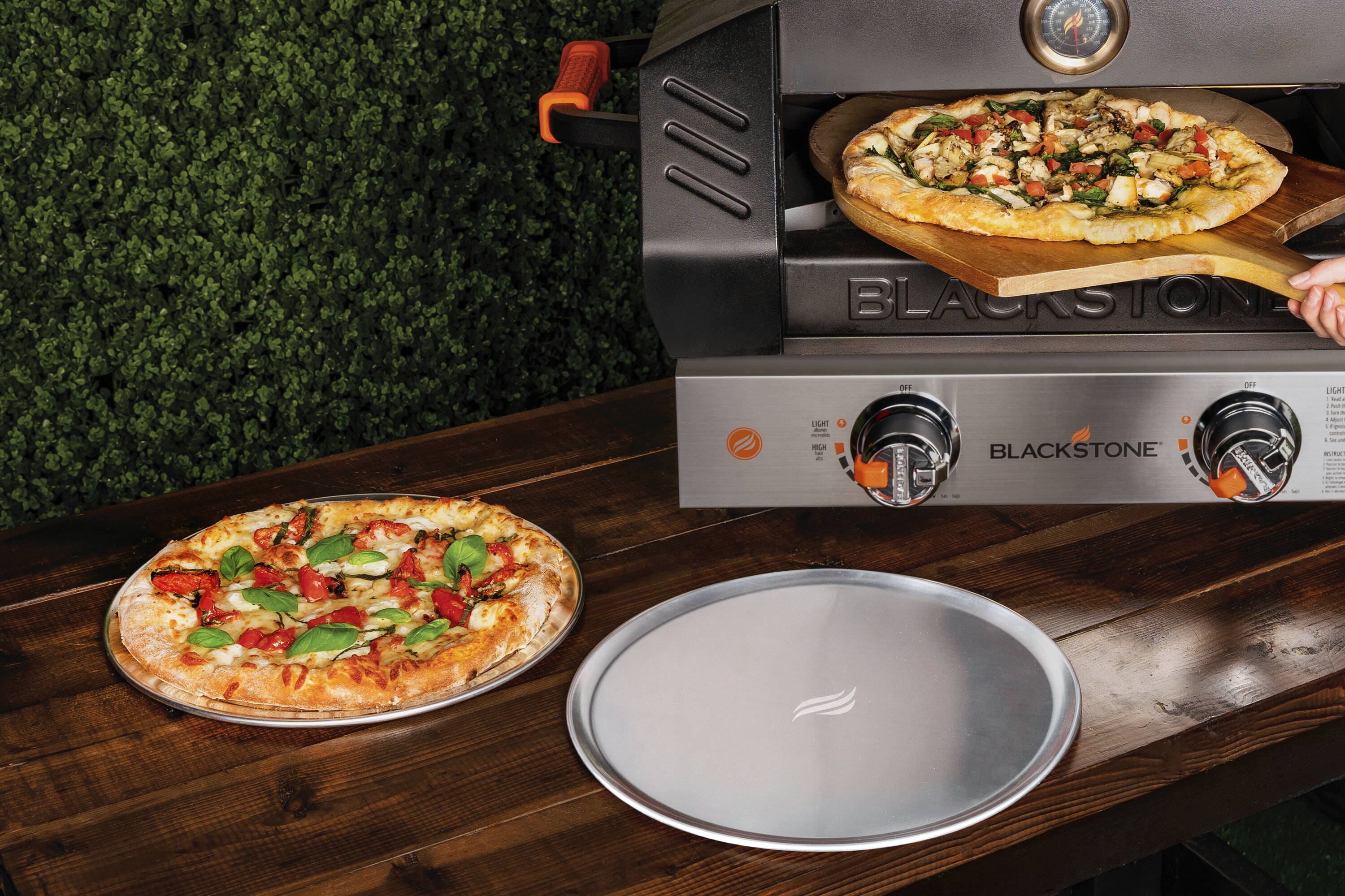 The Rock 12.5 Inch Pizza PanFlat Griddle with T Lock Detachable Handle  Dishwasher Safe Oven Safe Black - Office Depot