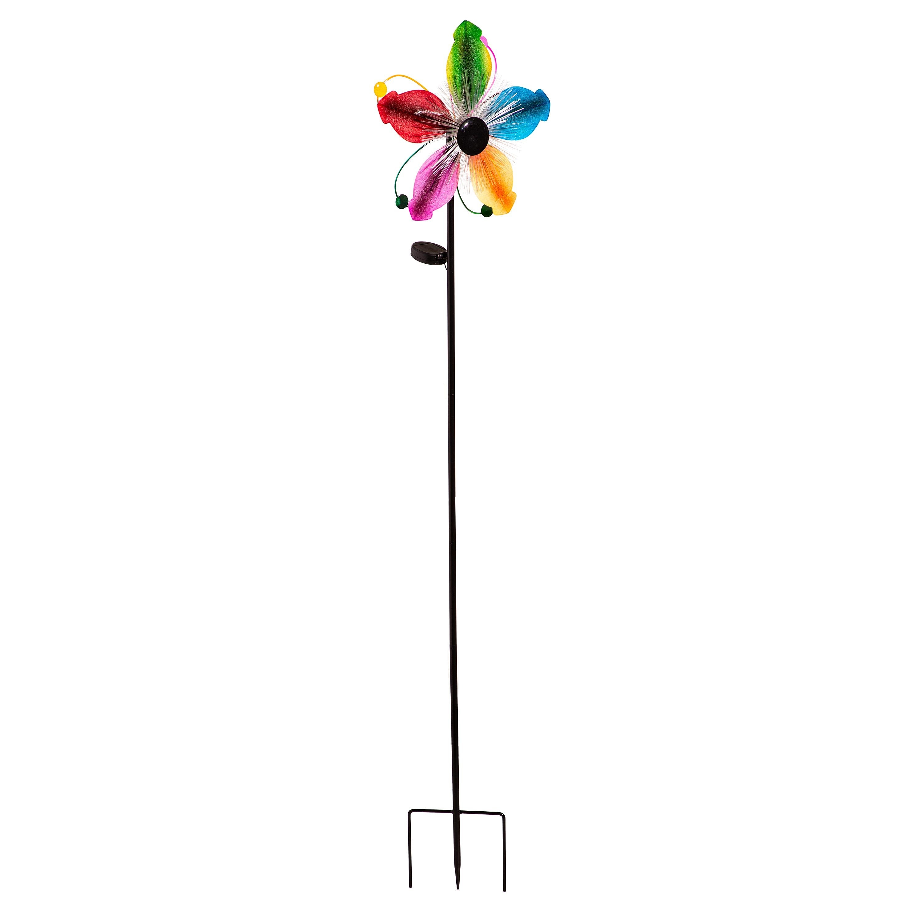 Evergreen Multi-color Aluminum Wind Spinner #2SP8861