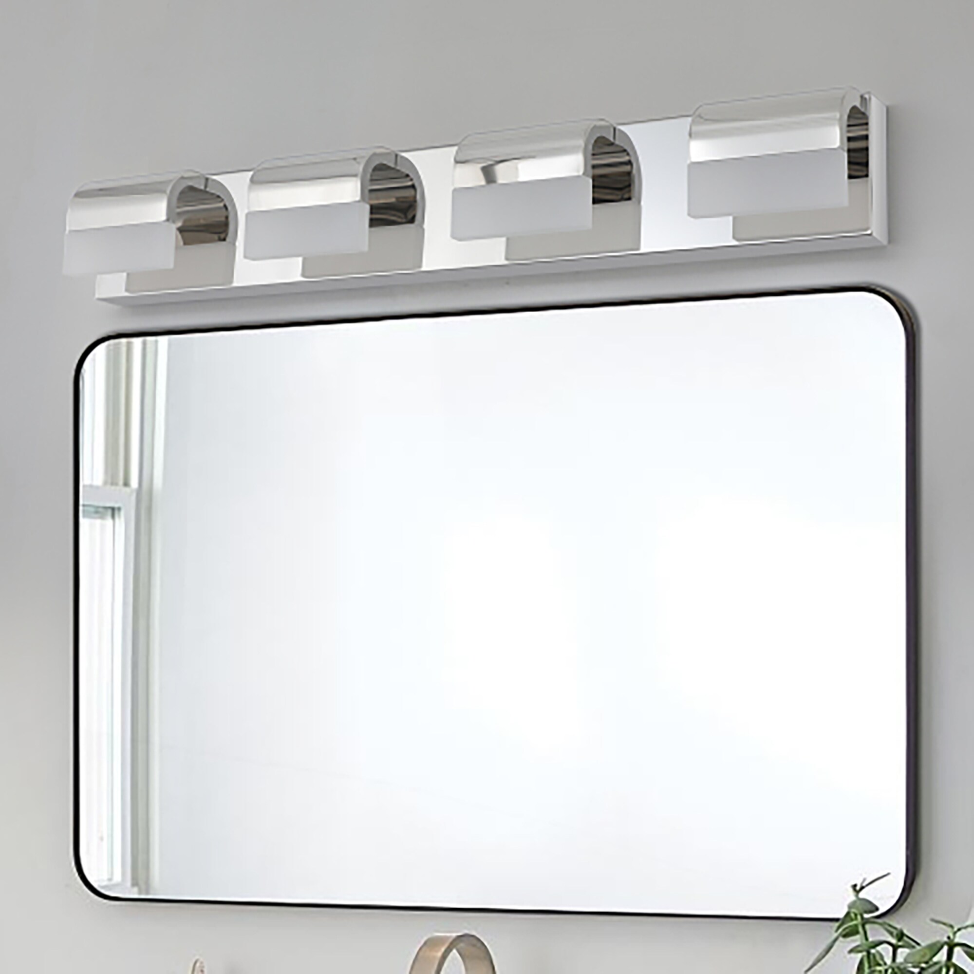 Forclover ALW40-VL600 4-Light LED Vanity Lights Over Mirror Bath Wall Lighting