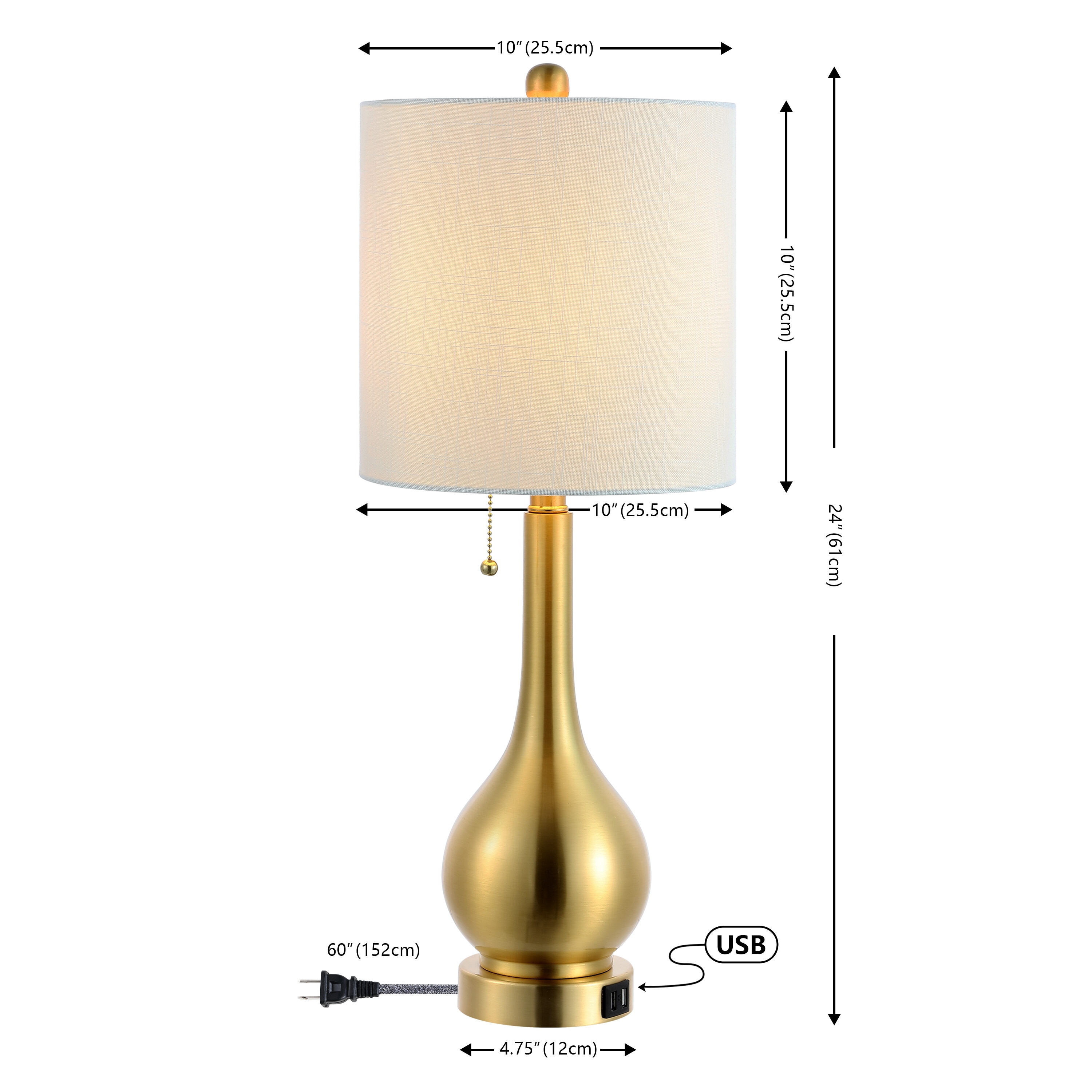 JONATHAN  Y JYL1127C-SET2 Table-Lamps - View #4